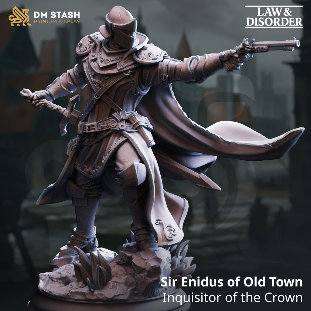 Law and Disorder December 2025 Release | Paintable 3D Resin Printed Miniature by DM Stash