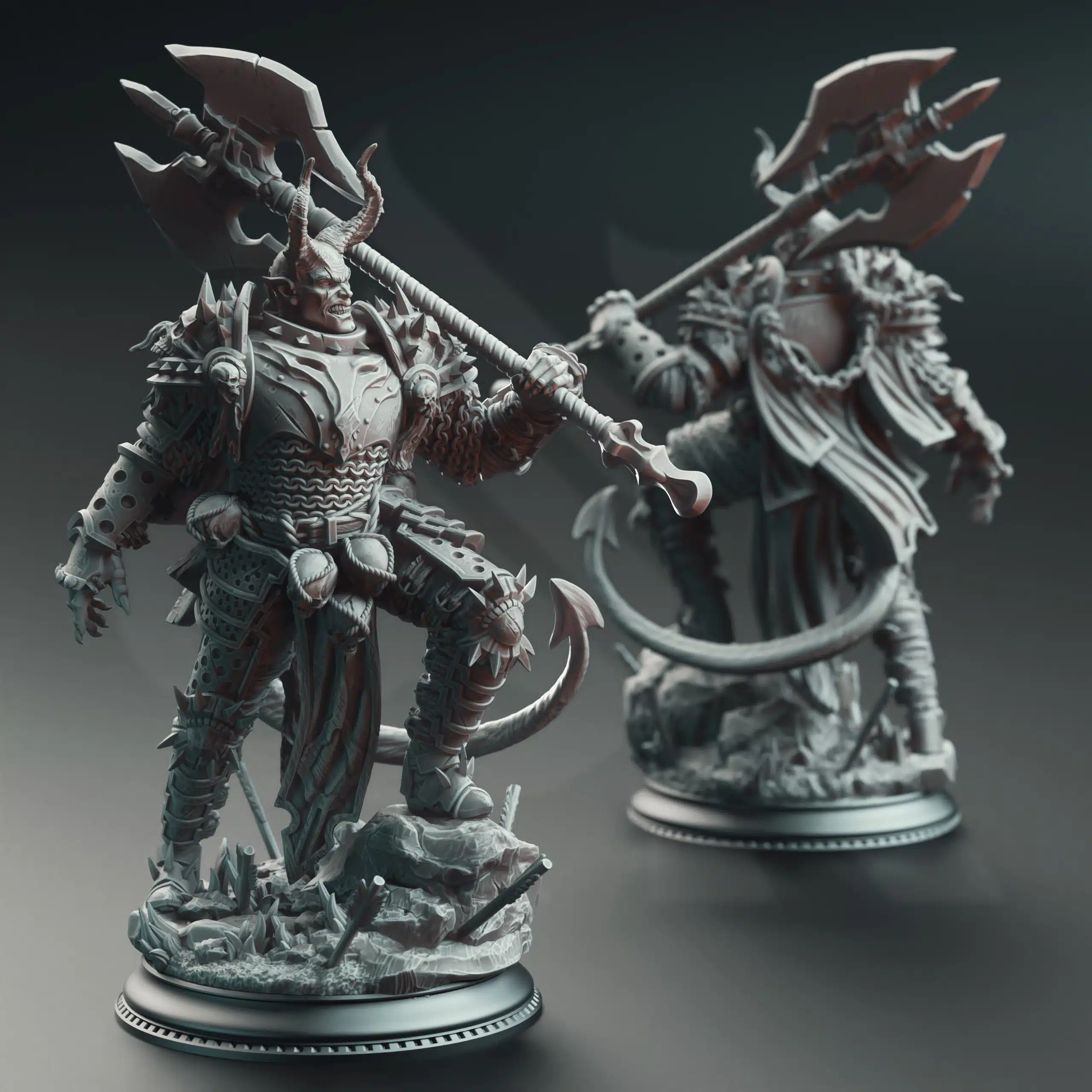 A Grim Siege April 2025 Release | Paintable 3D Resin Printed Miniature by DM Stash