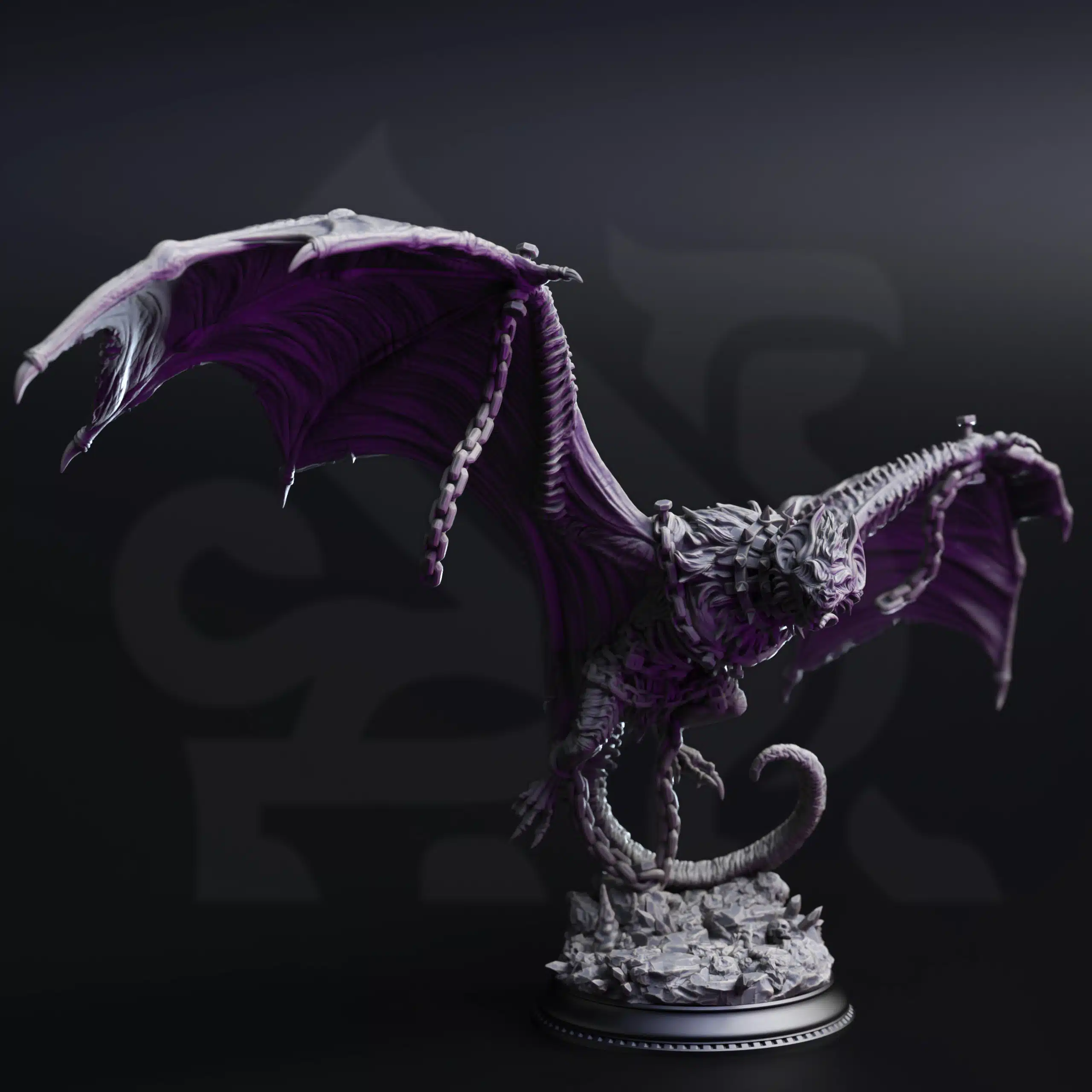 Drow From Beyond August 2025 Release | Paintable 3D Resin Printed Miniature by DM Stash