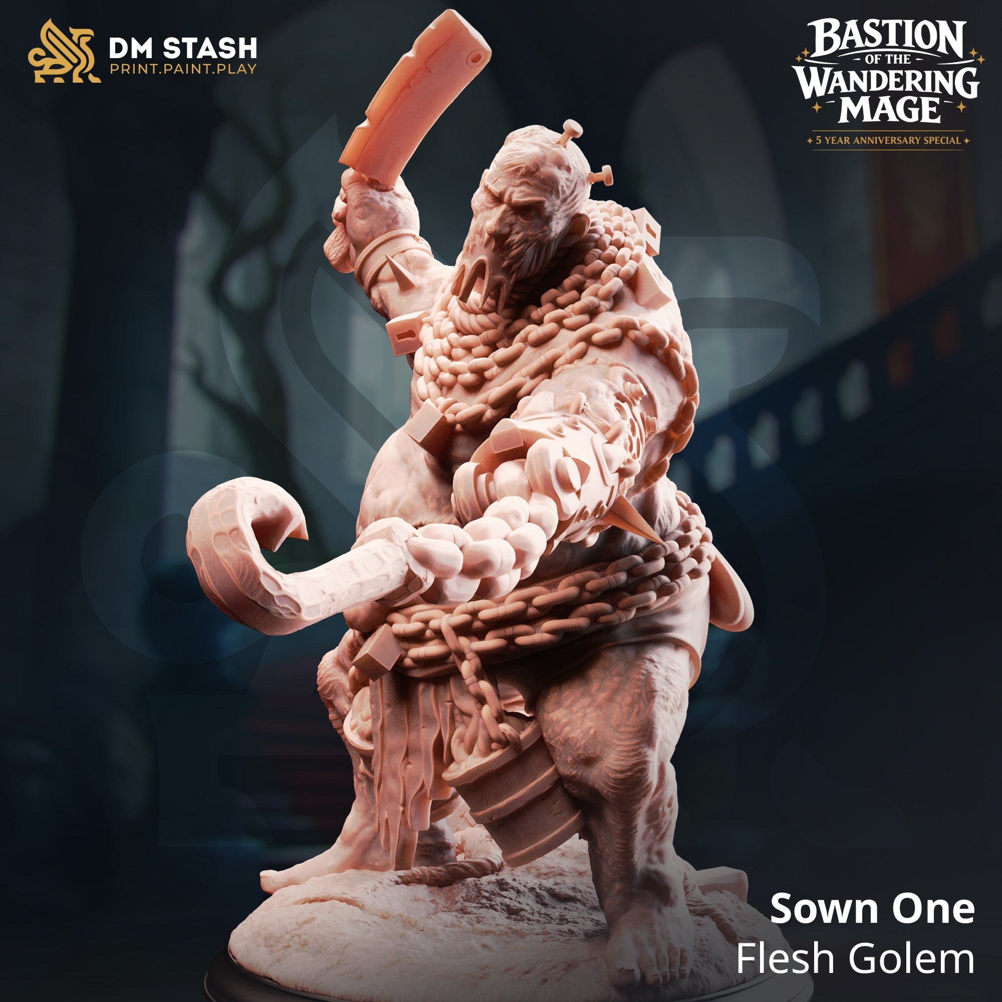 Bastion of the Wandering Mage (NPCs) April 2026 Release | Paintable 3D Resin Printed Miniature by DM Stash