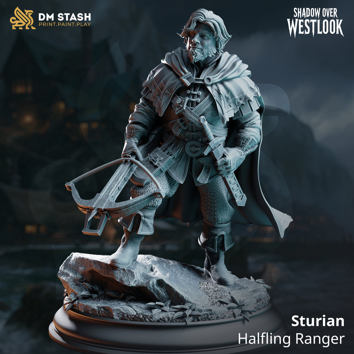 Shadow Over Westlook October 2026 Release | Paintable 3D Resin Printed Miniature by DM Stash
