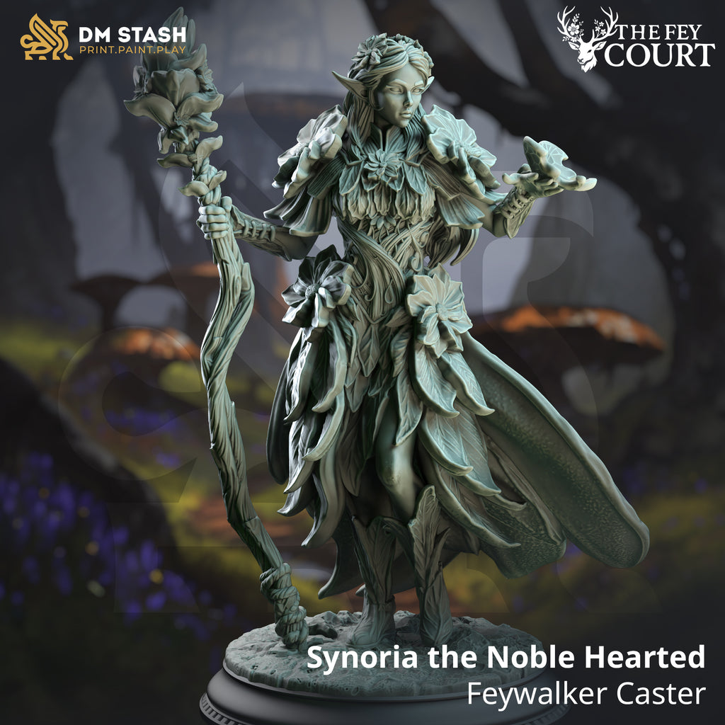 The Fey Court May 2025 Release | Paintable 3D Resin Printed Miniature by DM Stash