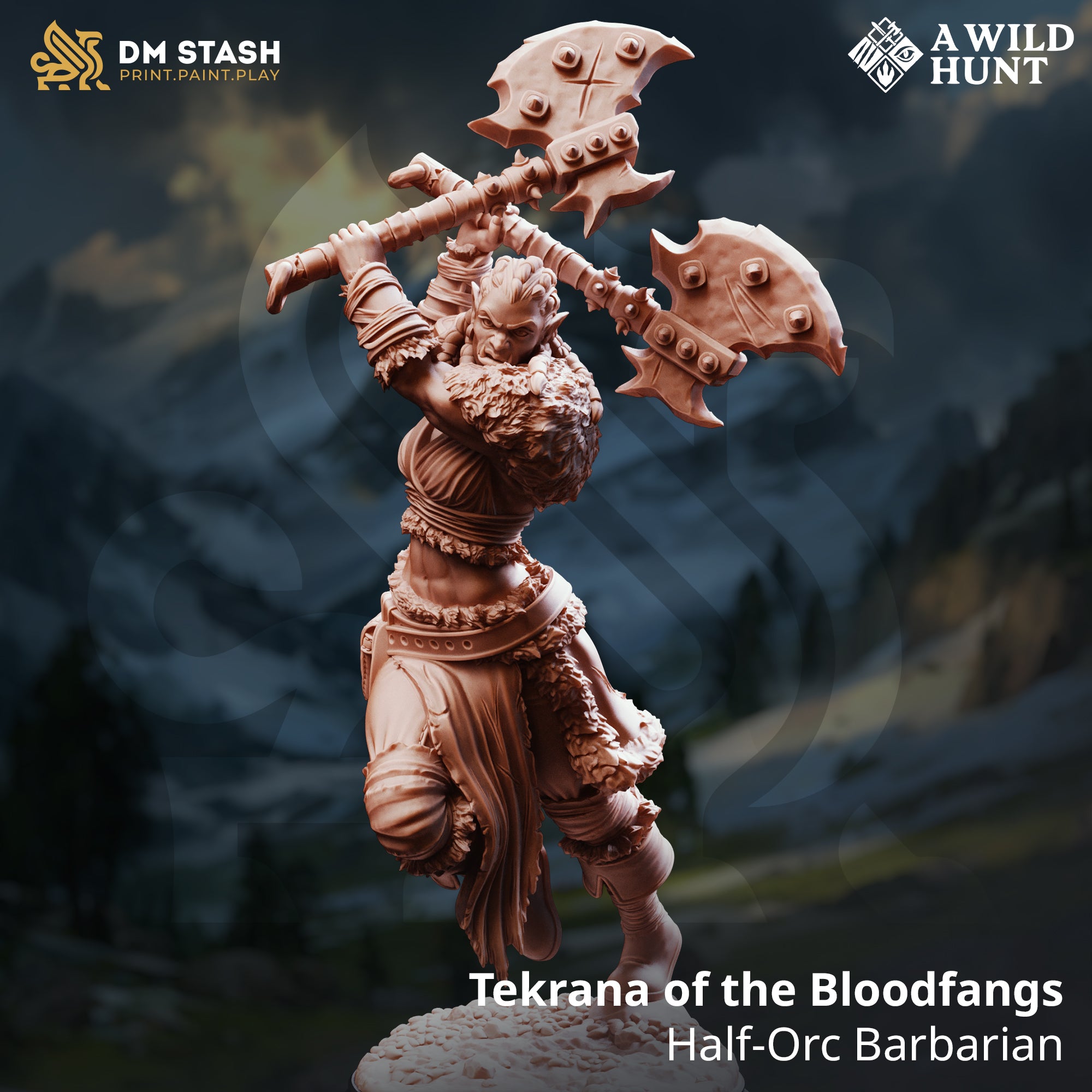 A Wild Hunt November 2025 Release | Paintable 3D Resin Printed Miniature by DM Stash