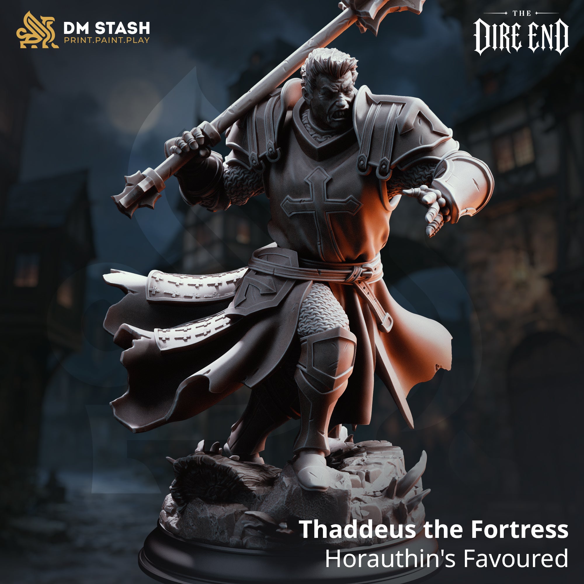 The Dire End July 2026 Release | Paintable 3D Resin Printed Miniatures by DM Stash