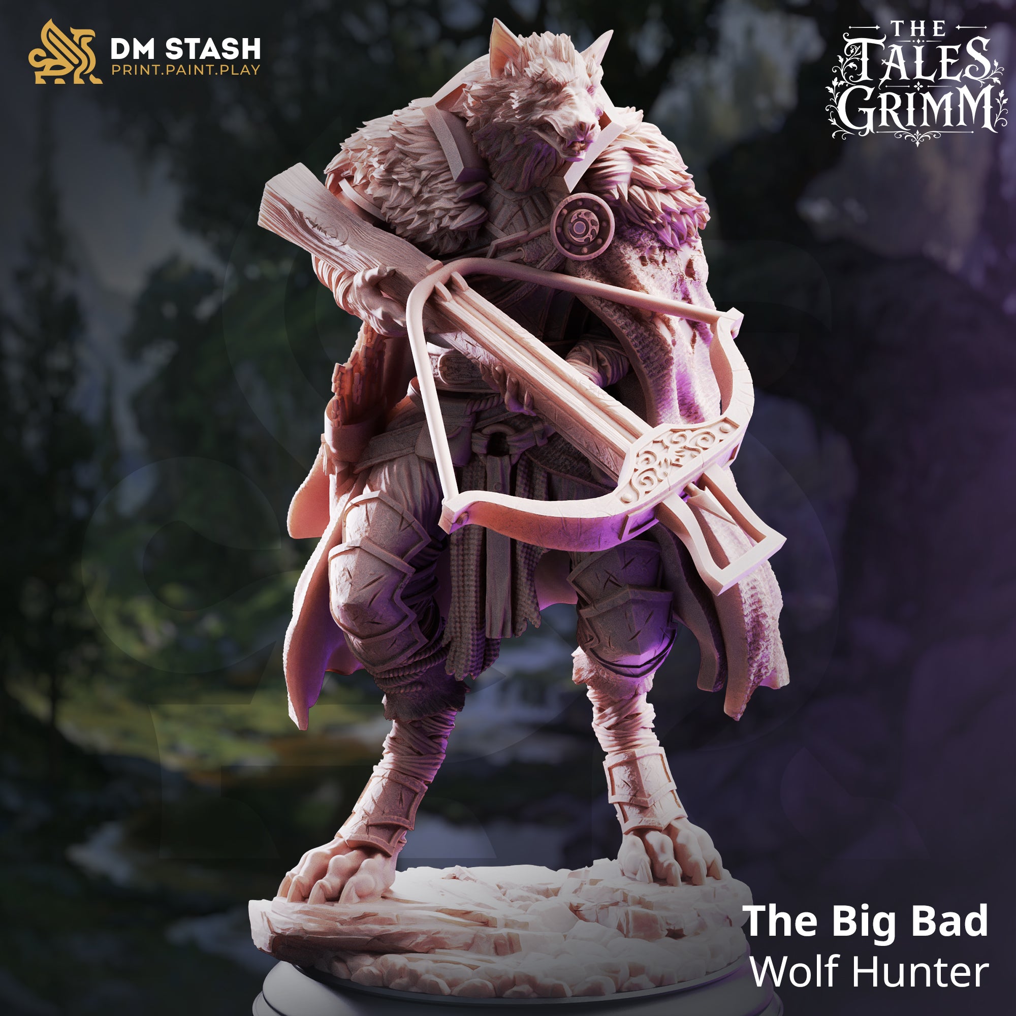 The Tales Grimm August 2026 Release | Paintable 3D Resin Printed Miniature by DM Stash