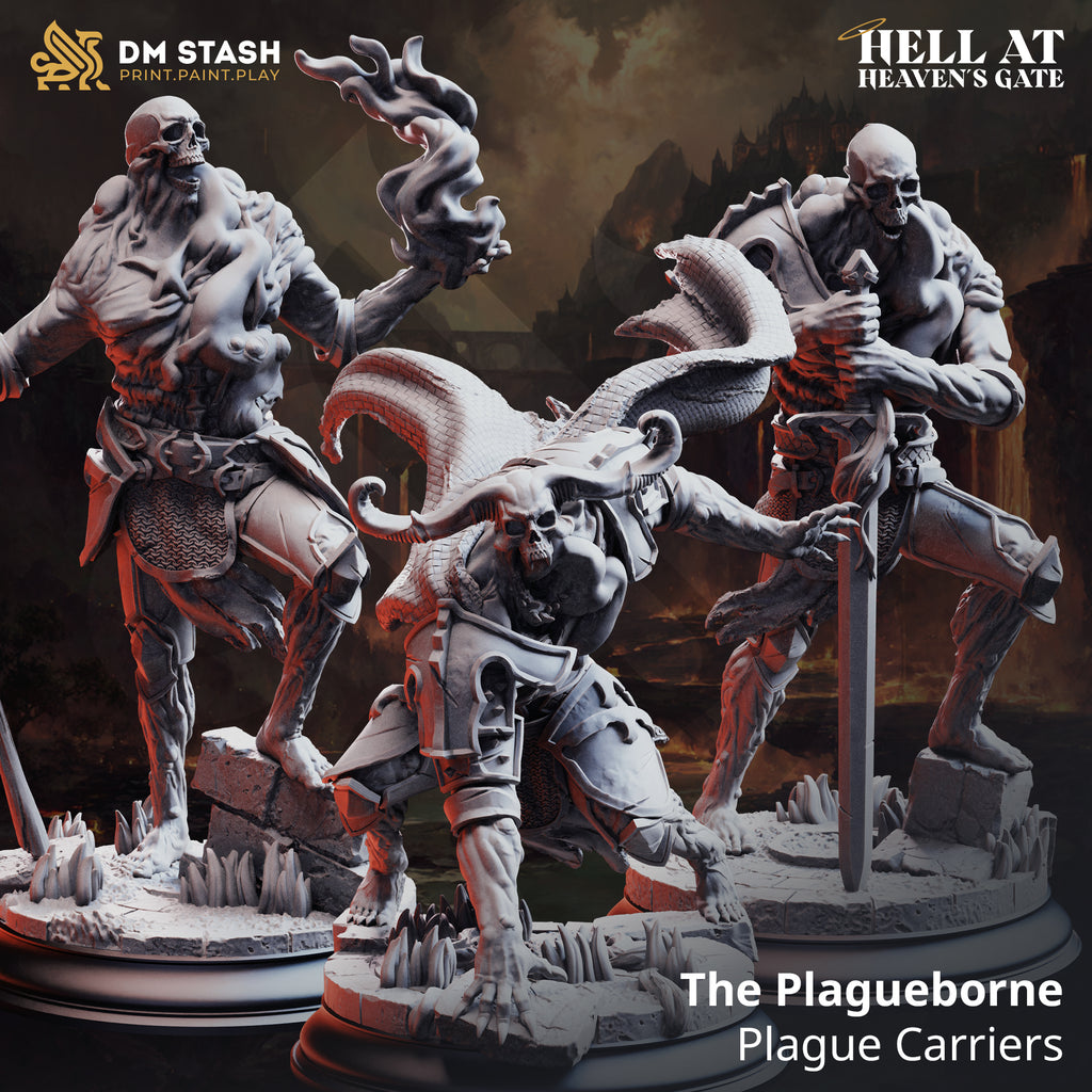 Hell at Heaven's Gate March 2026 Release | Paintable 3D Resin Printed Miniature by DM Stash