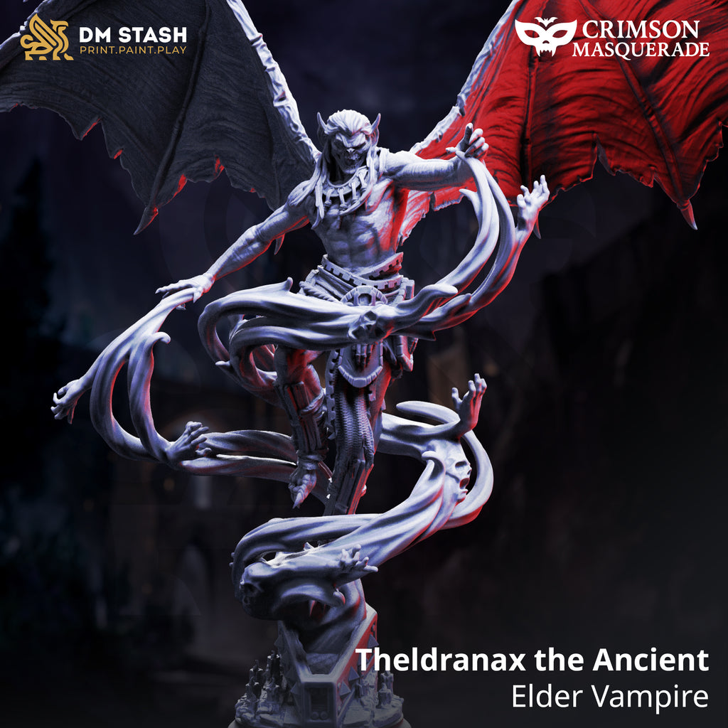 Crimson Masquerade September 2025 Release | Paintable 3D Resin Printed Miniature by DM Stash