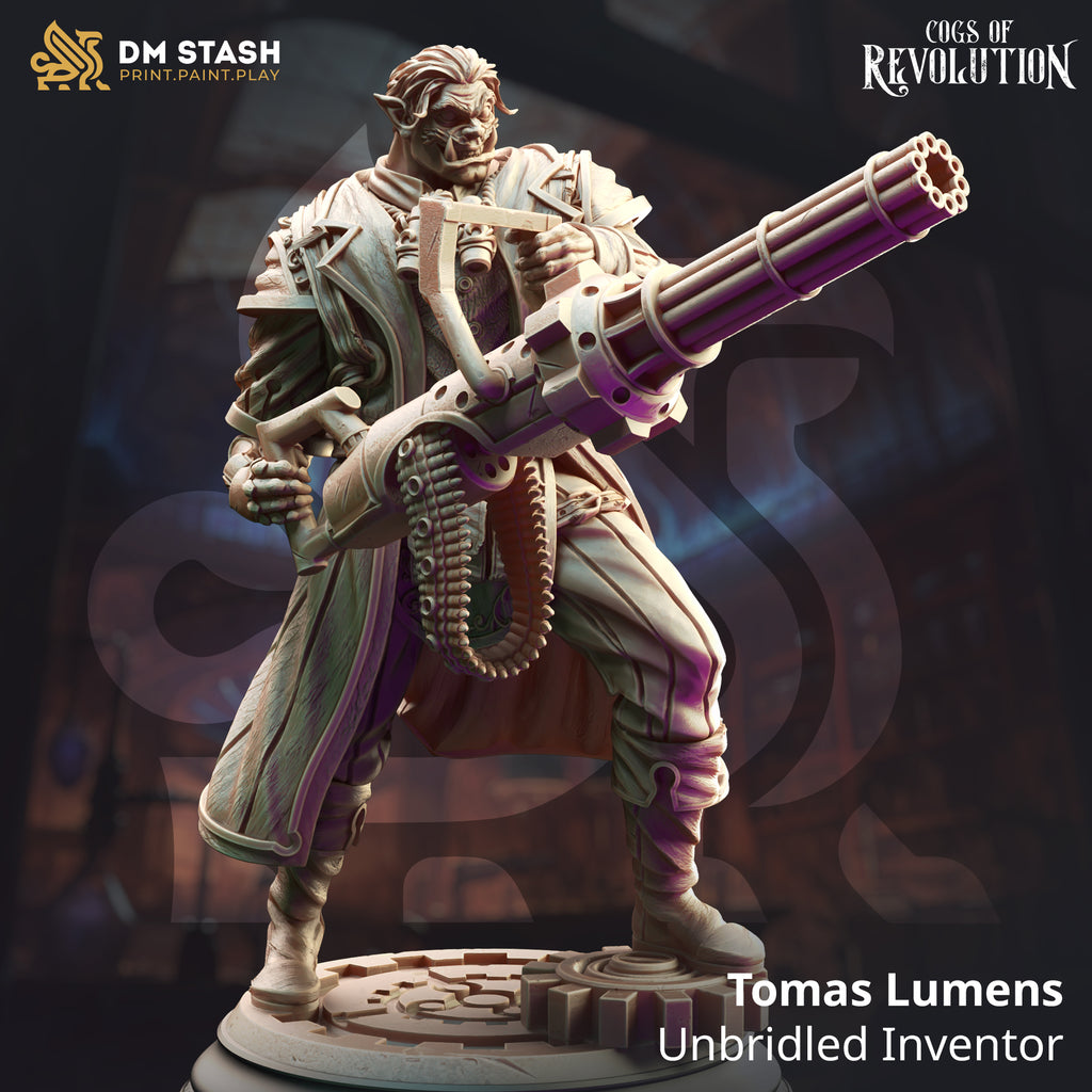 Cogs of Revolution February 2025 Release | Paintable 3D Resin Printed Miniature by DM Stash