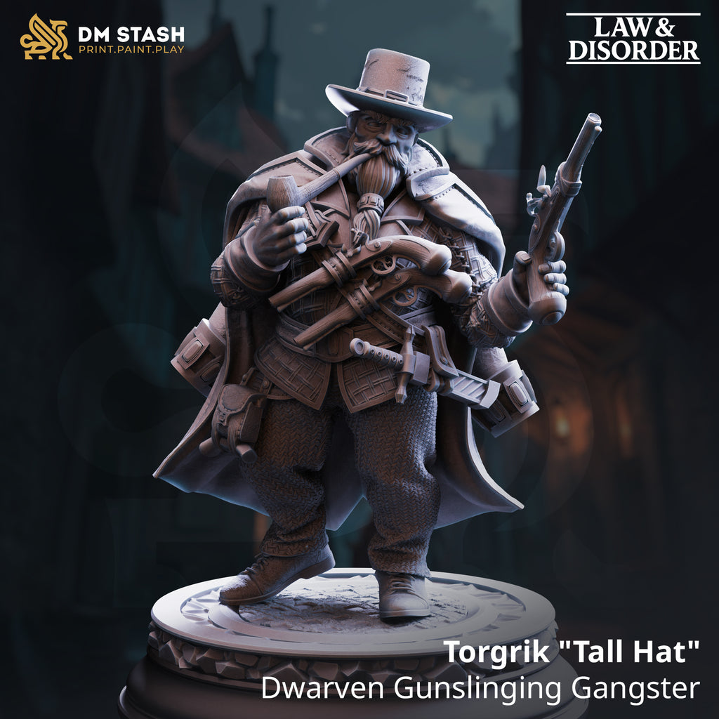 Law and Disorder December 2025 Release | Paintable 3D Resin Printed Miniature by DM Stash