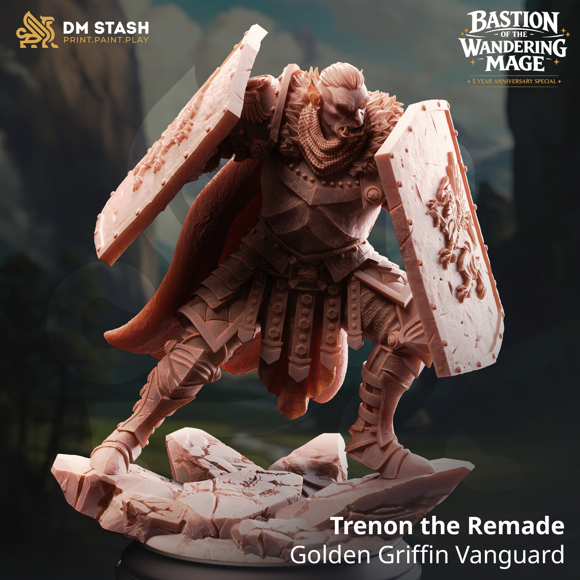 Bastion of the Wandering Mage (NPCs) April 2026 Release | Paintable 3D Resin Printed Miniature by DM Stash