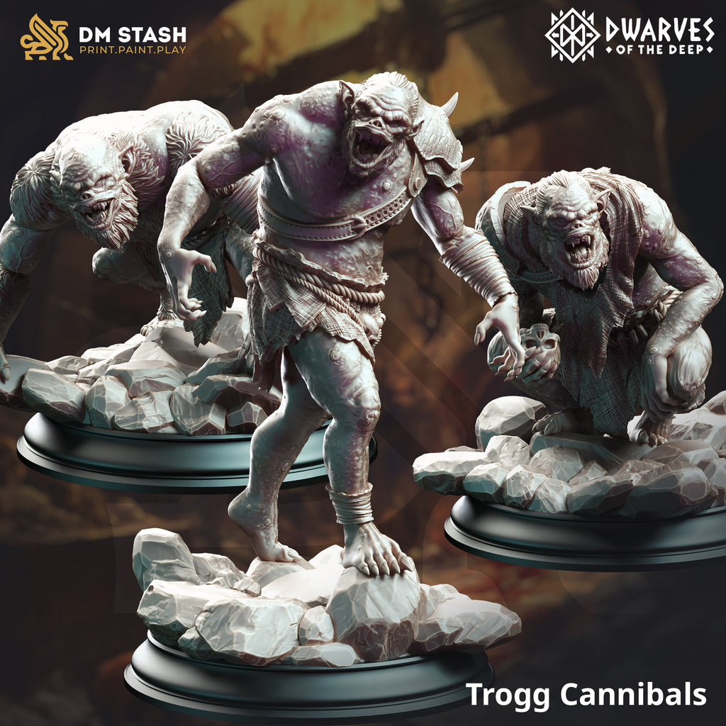 Dwarves of the Deep September 2024 Release | Paintable 3D Resin Printed Miniature by DM Stash