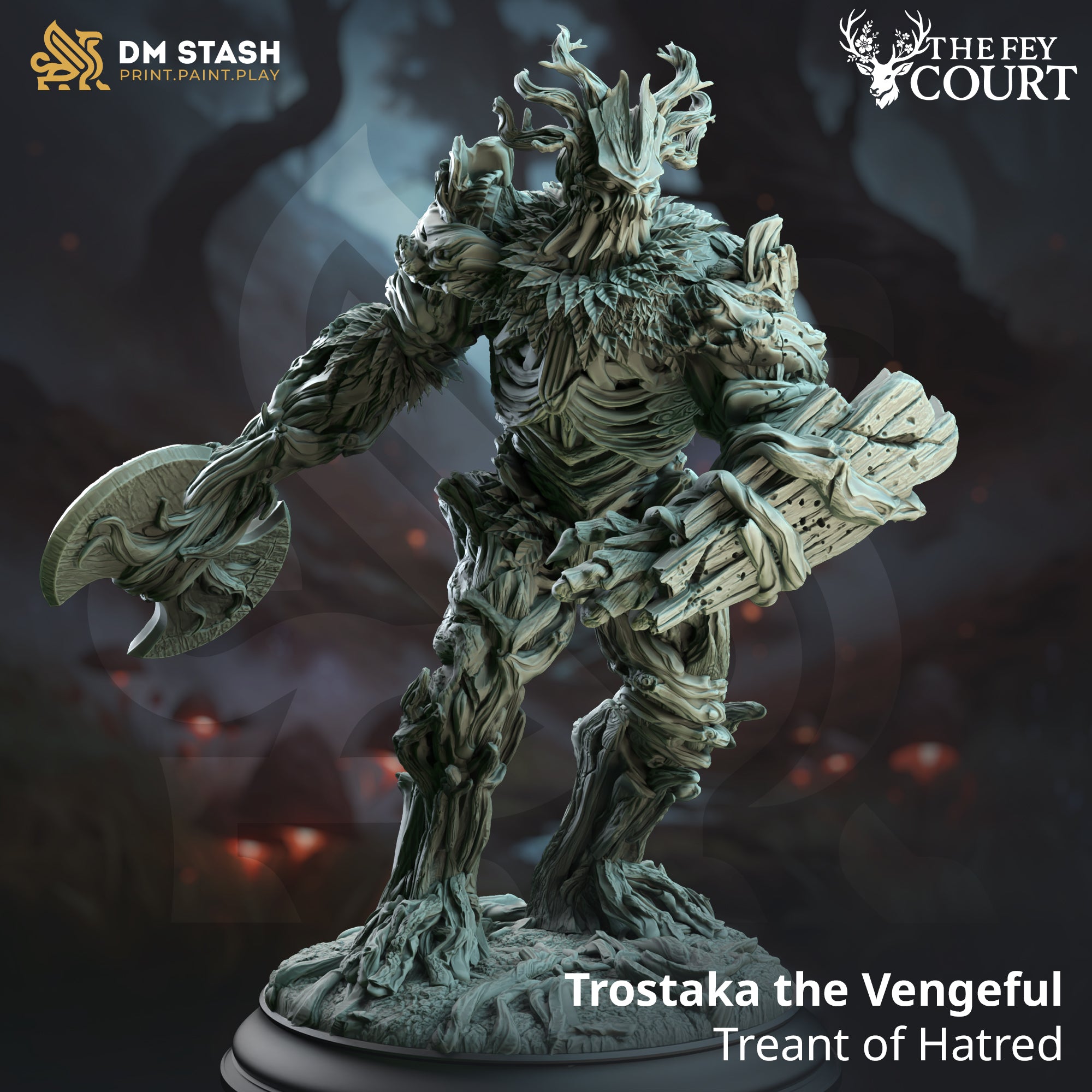 The Fey Court May 2025 Release | Paintable 3D Resin Printed Miniature by DM Stash