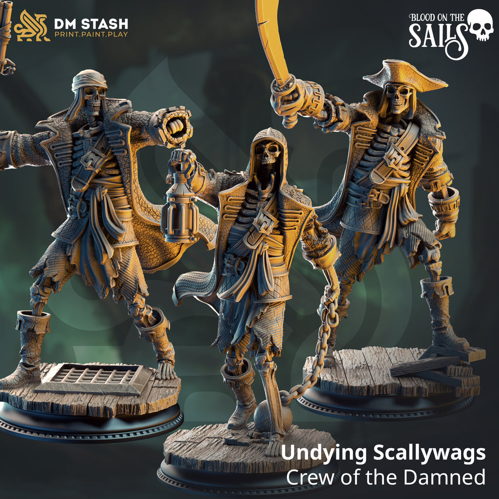 Blood on the Sails July 2025 Release | Paintable 3D Resin Printed Miniature by DM Stash