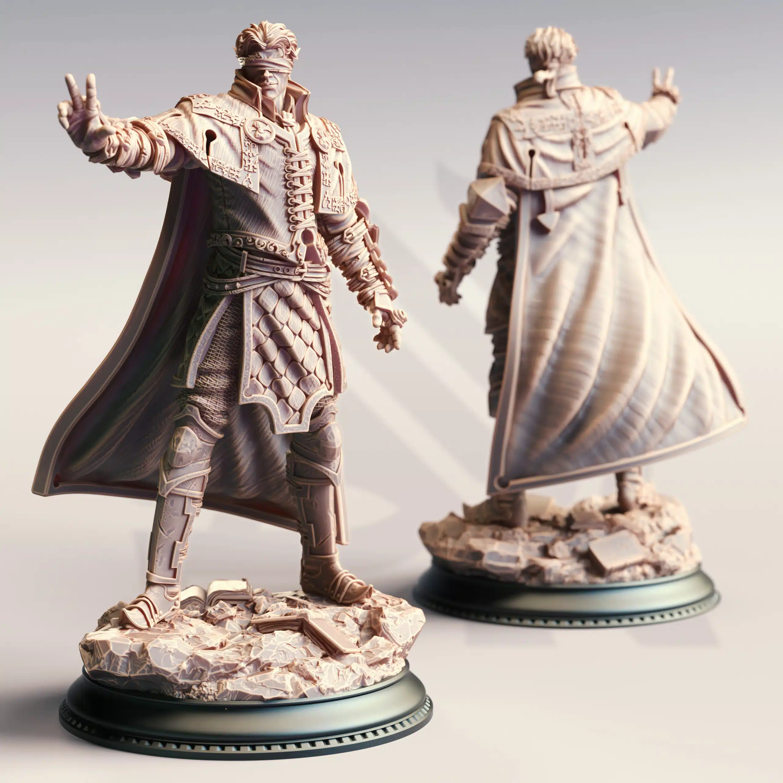 The Baldurian Inquisition March 2025 Release | Paintable 3D Resin Printed Miniature by DM Stash
