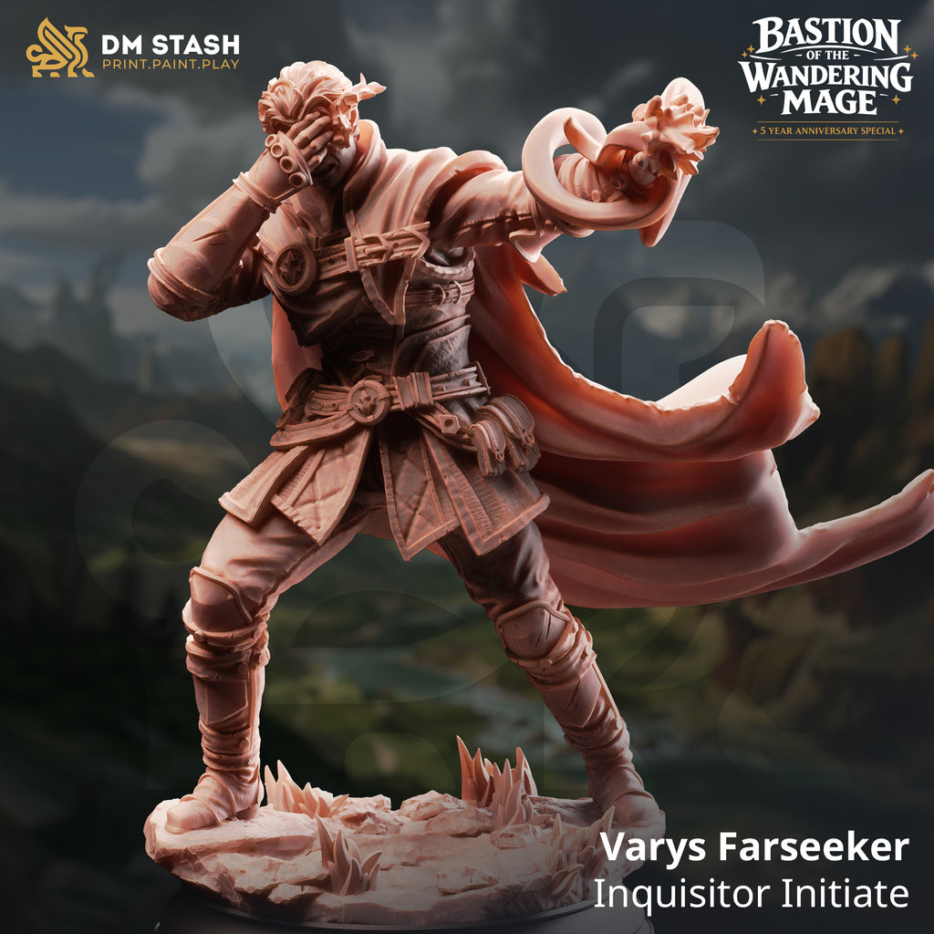 Bastion of the Wandering Mage (NPCs) April 2026 Release | Paintable 3D Resin Printed Miniature by DM Stash