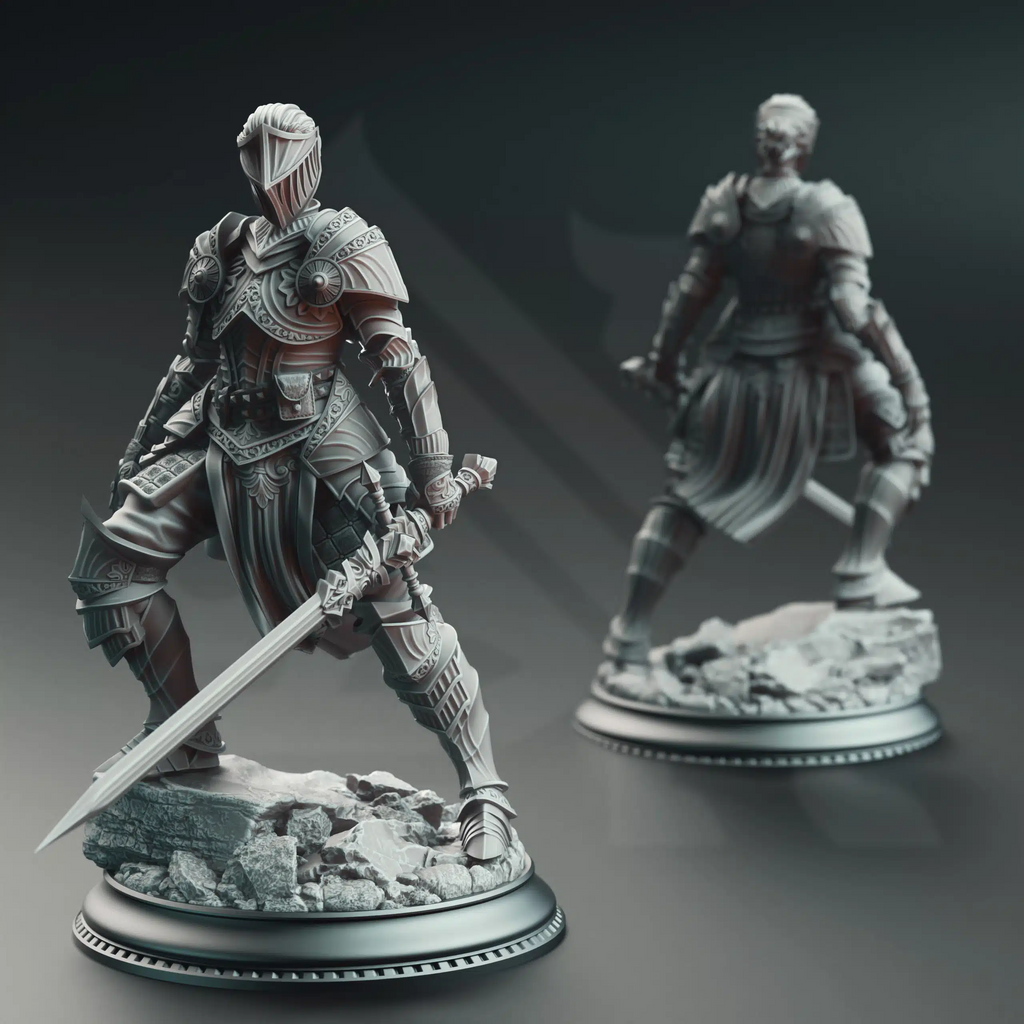 A Grim Siege April 2025 Release | Paintable 3D Resin Printed Miniature by DM Stash