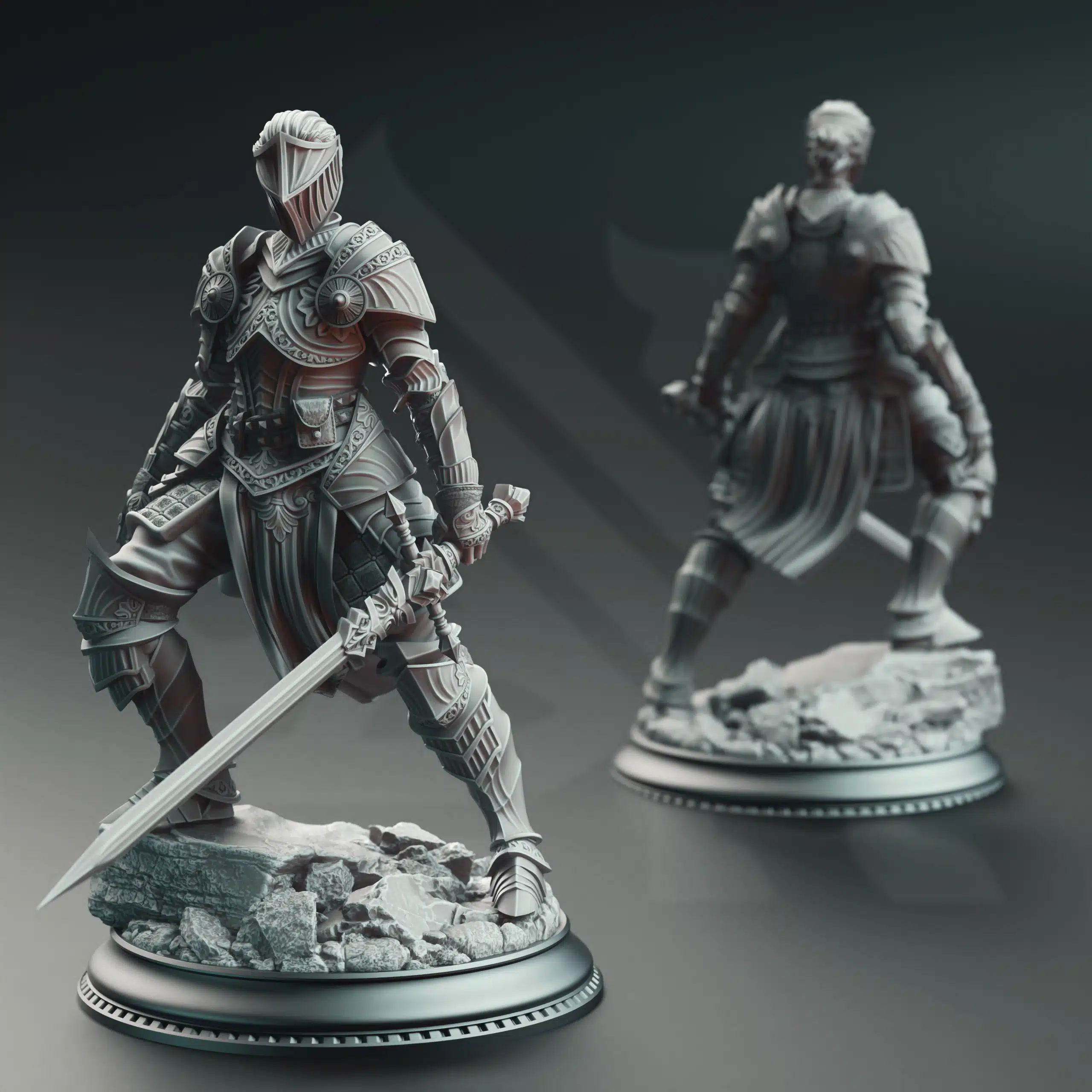 A Grim Siege April 2025 Release | Paintable 3D Resin Printed Miniature by DM Stash