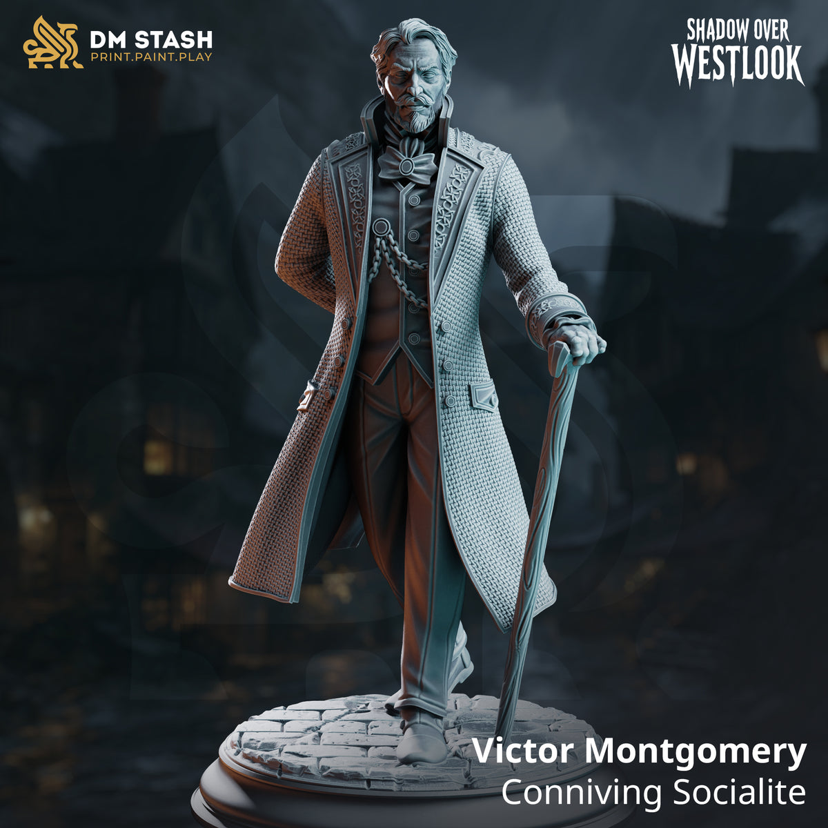 Shadow Over Westlook October 2026 Release | Paintable 3D Resin Printed Miniature by DM Stash