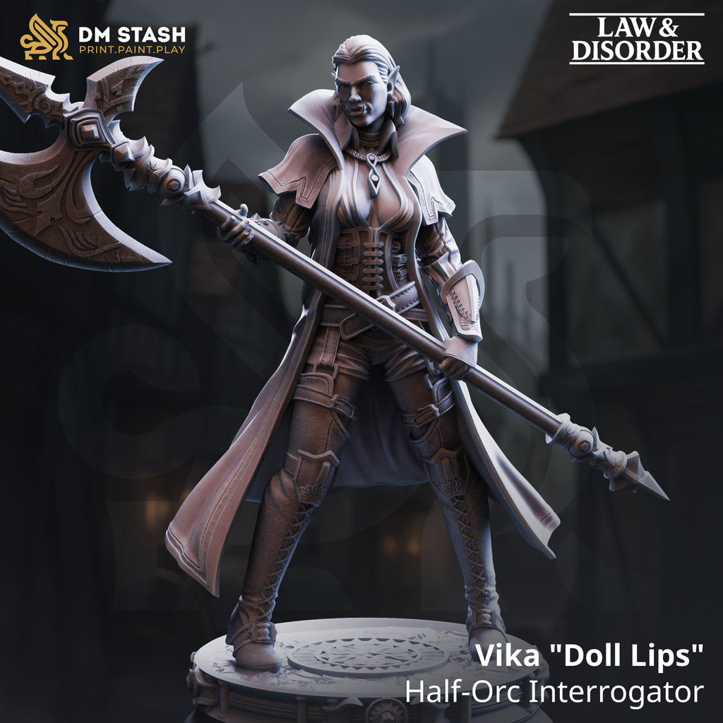 Law and Disorder December 2025 Release | Paintable 3D Resin Printed Miniature by DM Stash