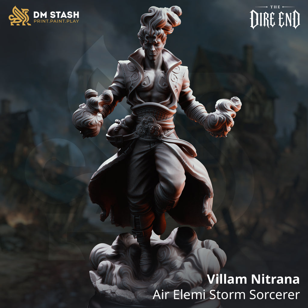 The Dire End July 2026 Release | Paintable 3D Resin Printed Miniatures by DM Stash