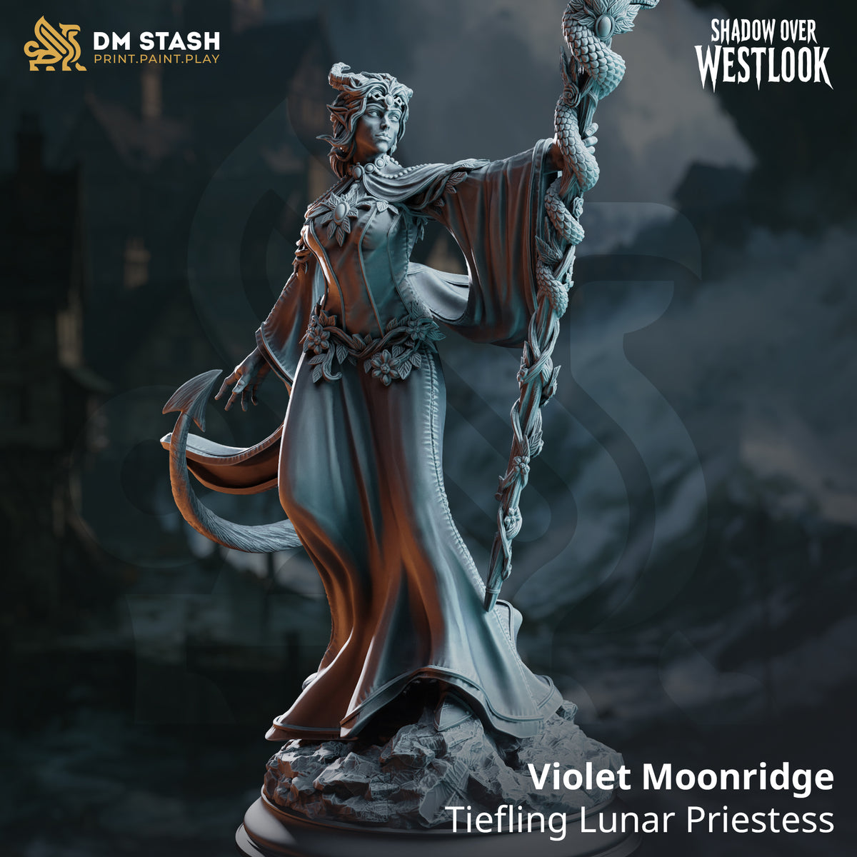 Shadow Over Westlook October 2026 Release | Paintable 3D Resin Printed Miniature by DM Stash