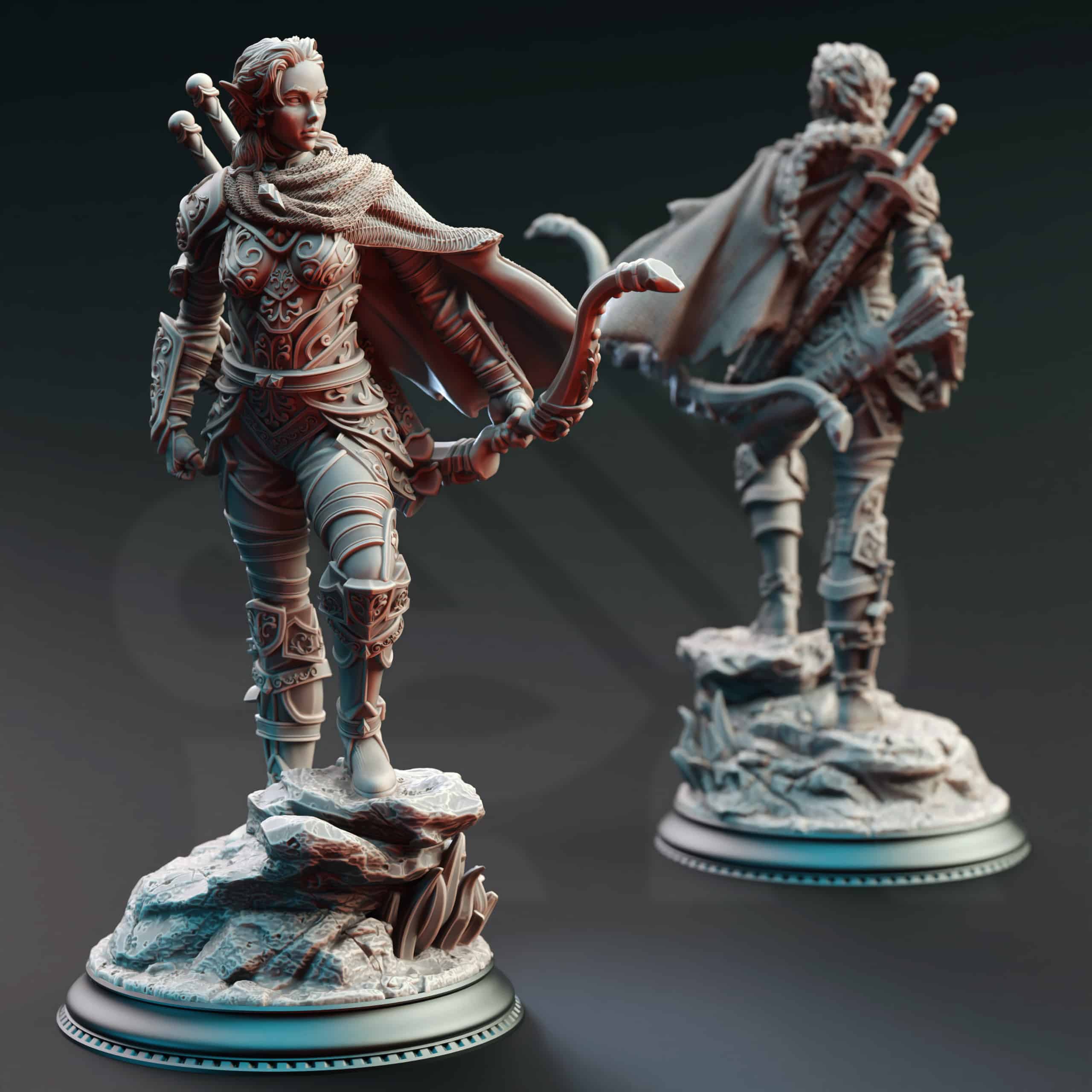 Devils & Divine January 2025 Release | Paintable 3D Resin Printed Miniature by DM Stash