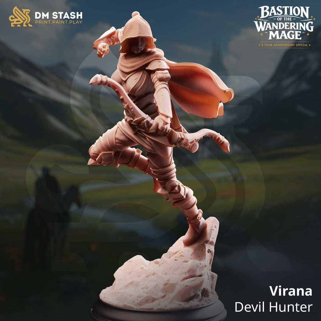 Bastion of the Wandering Mage (NPCs) April 2026 Release | Paintable 3D Resin Printed Miniature by DM Stash