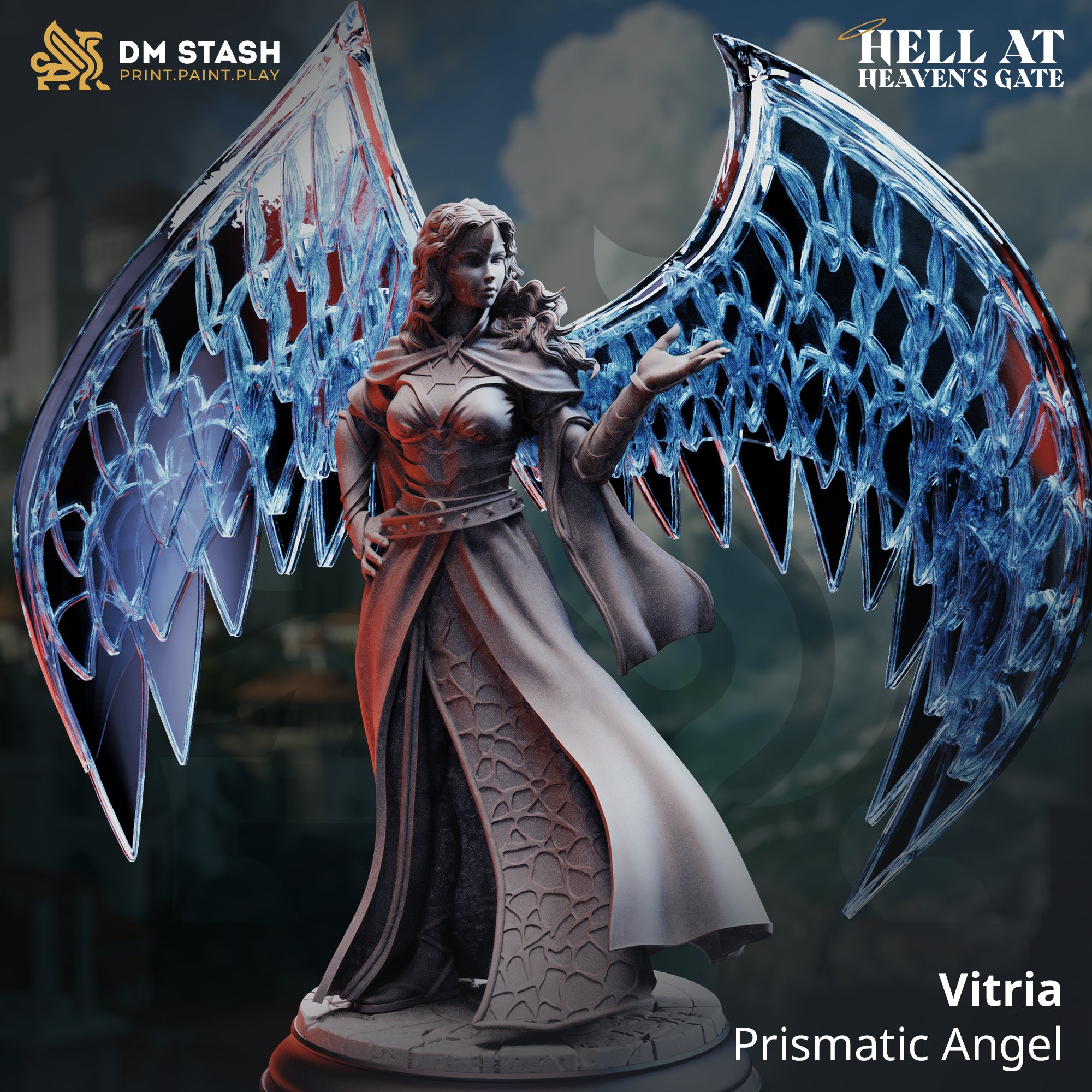 Hell at Heaven's Gate March 2026 Release | Paintable 3D Resin Printed Miniature by DM Stash