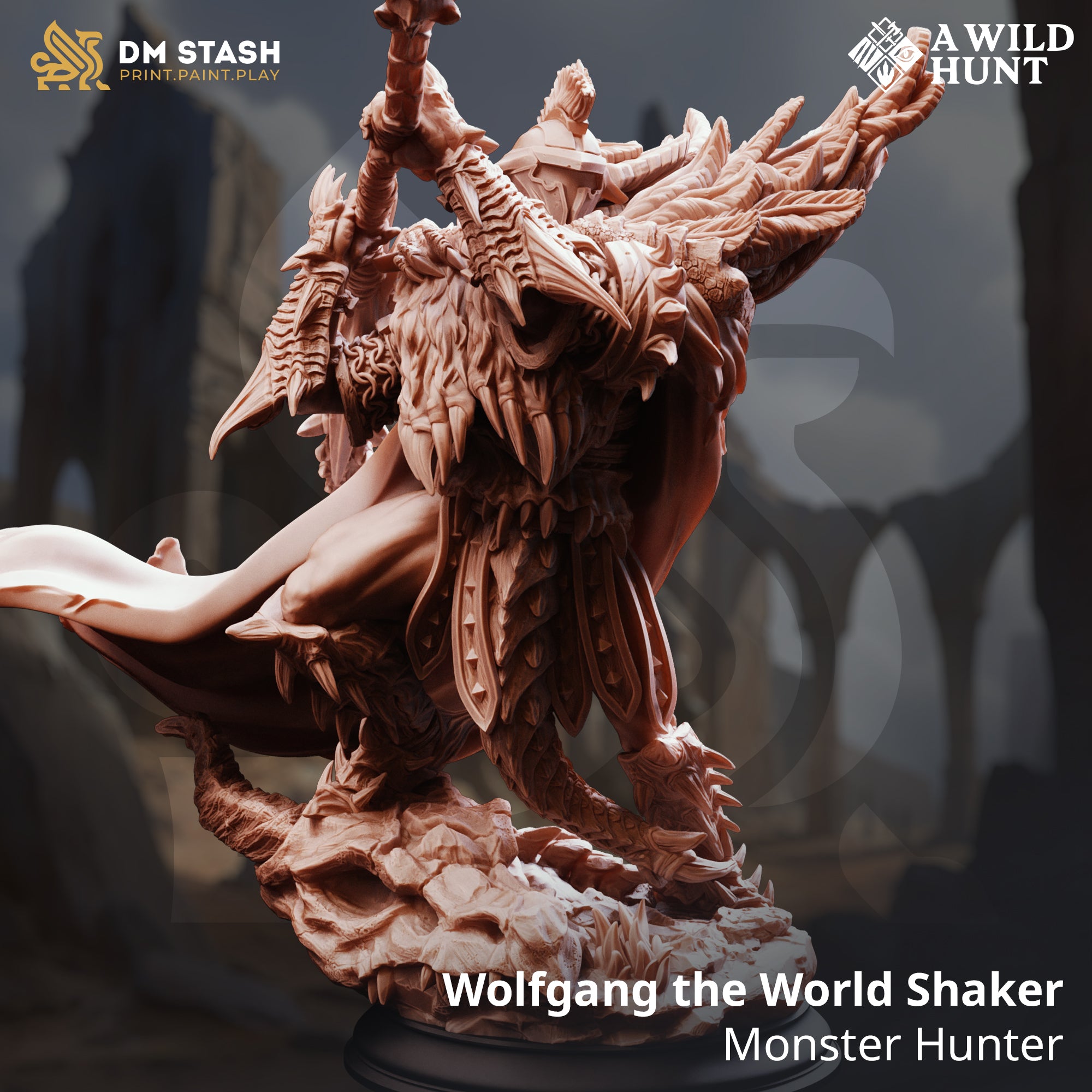 A Wild Hunt November 2025 Release | Paintable 3D Resin Printed Miniature by DM Stash