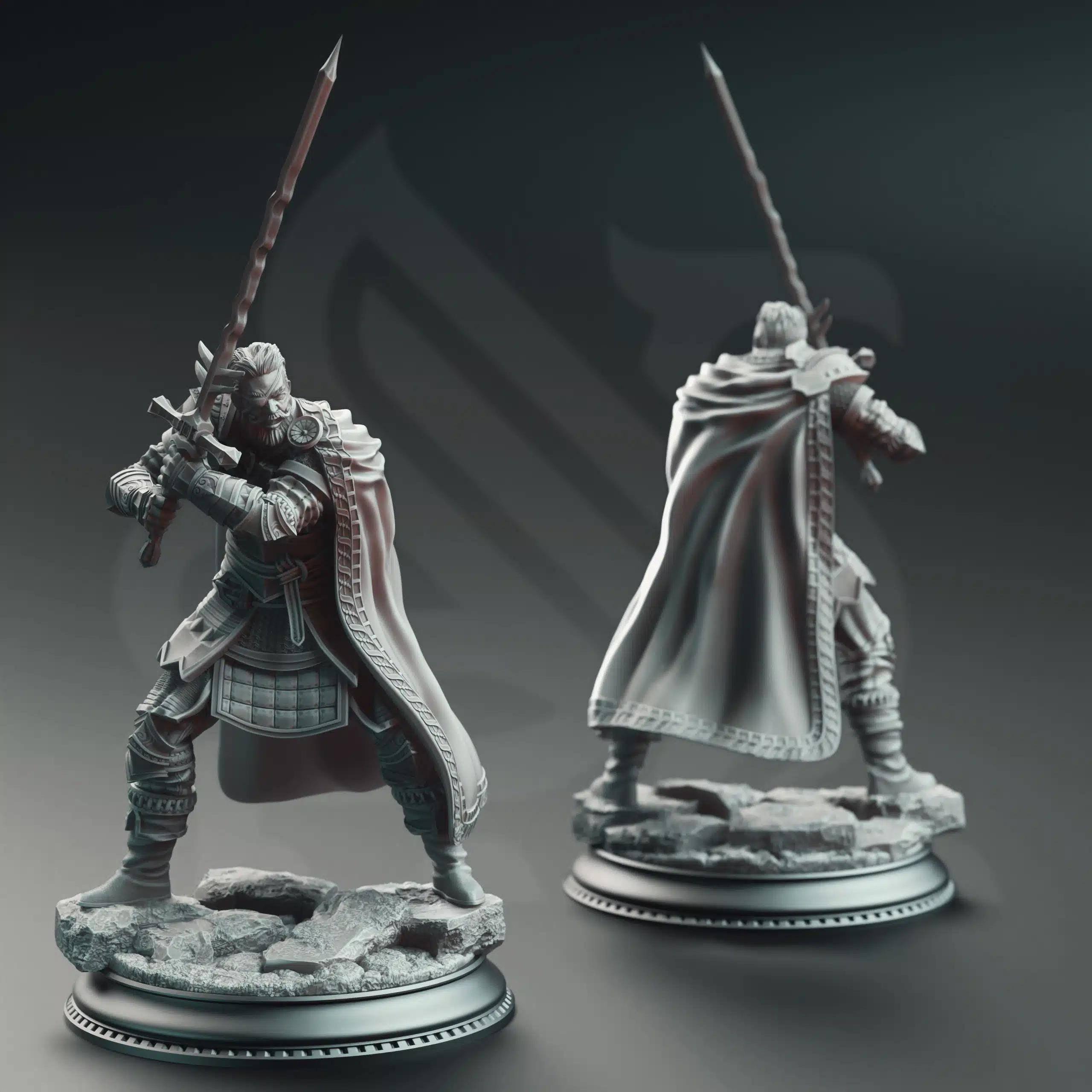 A Grim Siege April 2025 Release | Paintable 3D Resin Printed Miniature by DM Stash