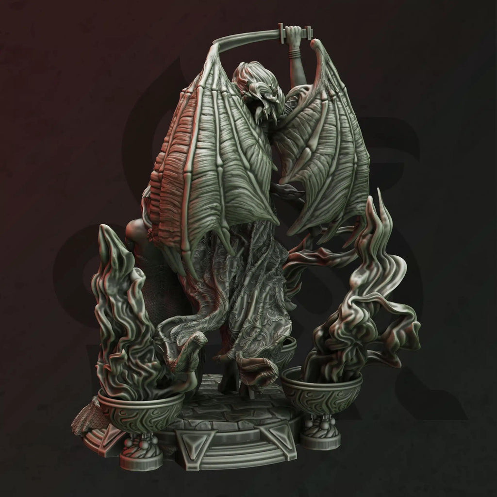 Erys – Vampiric Seductress | Paintable 3D Resin Printed Miniature by DM Stash