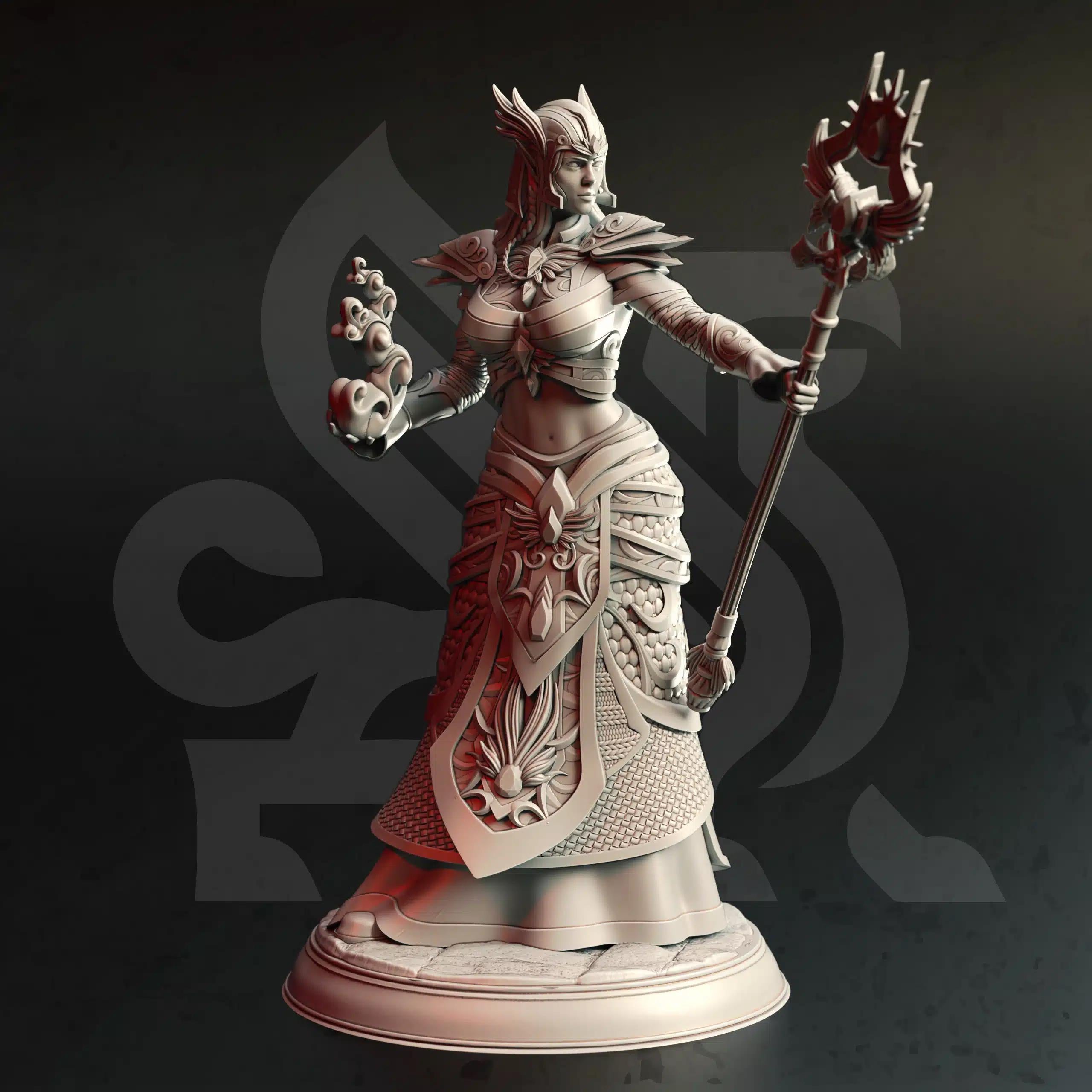 Ferendir Miar – Arch Holder | Paintable 3D Resin Printed Miniature by DM Stash