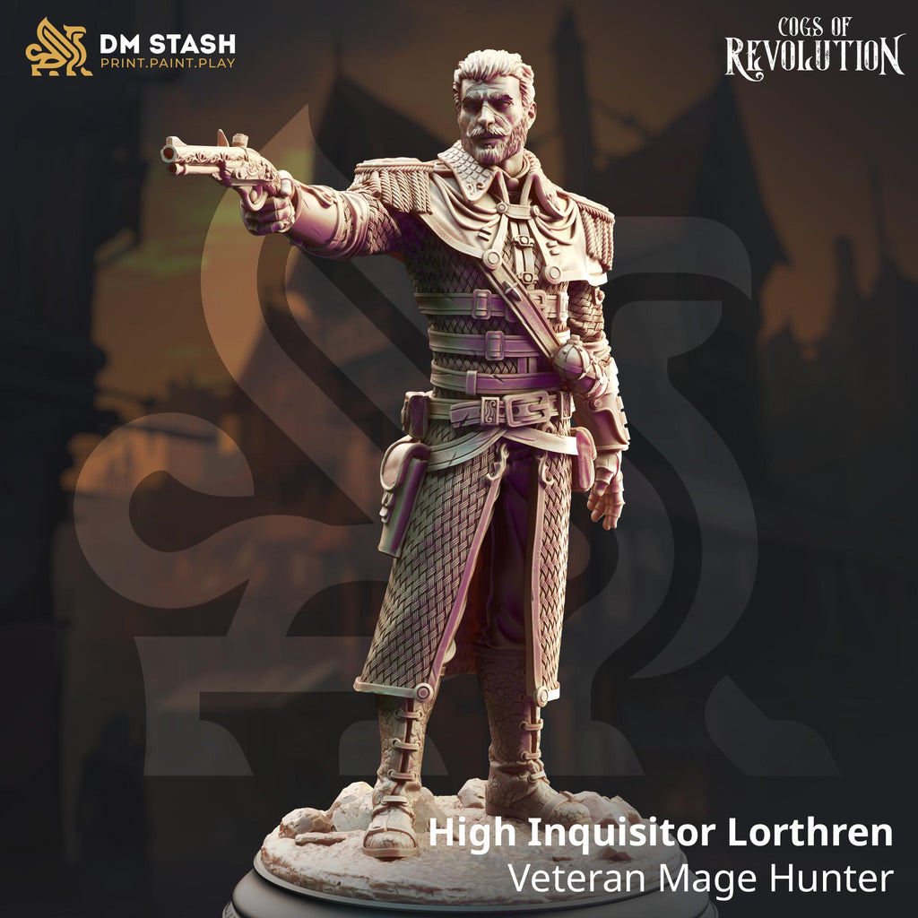 Cogs of Revolution February 2025 Release | Paintable 3D Resin Printed Miniature by DM Stash