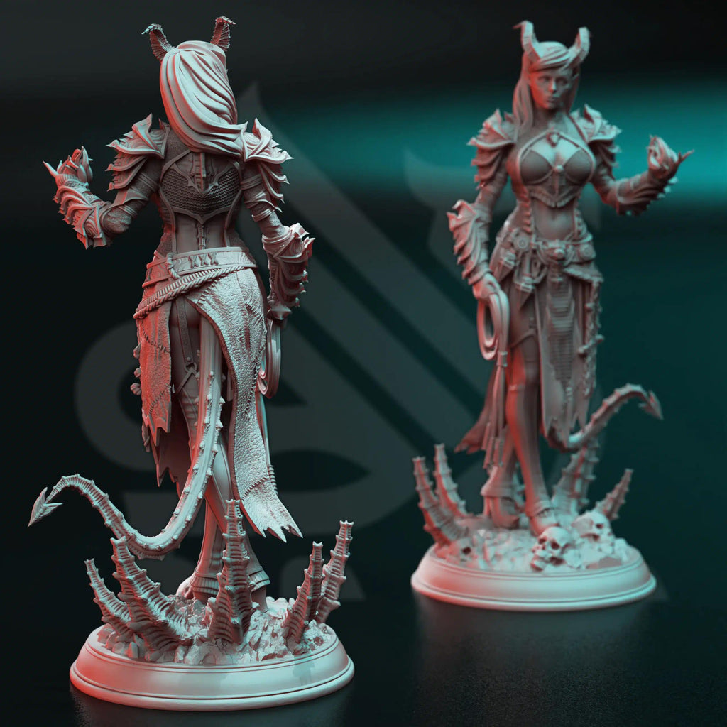 Skardi of the Third – Warlock of Decay | Paintable 3D Resin Printed Miniature by DM Stash