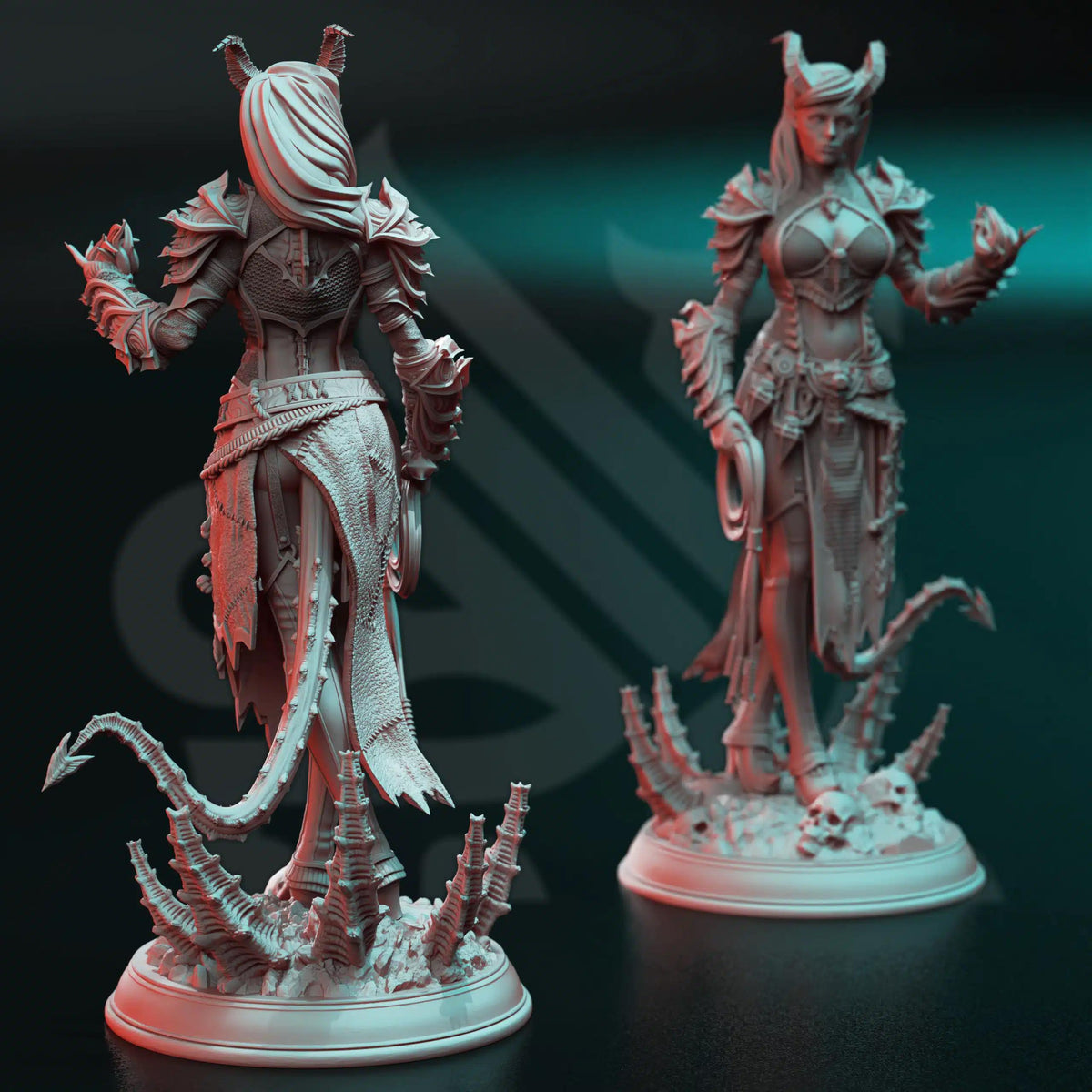 Skardi of the Third – Warlock of Decay | Paintable 3D Resin Printed Miniature by DM Stash