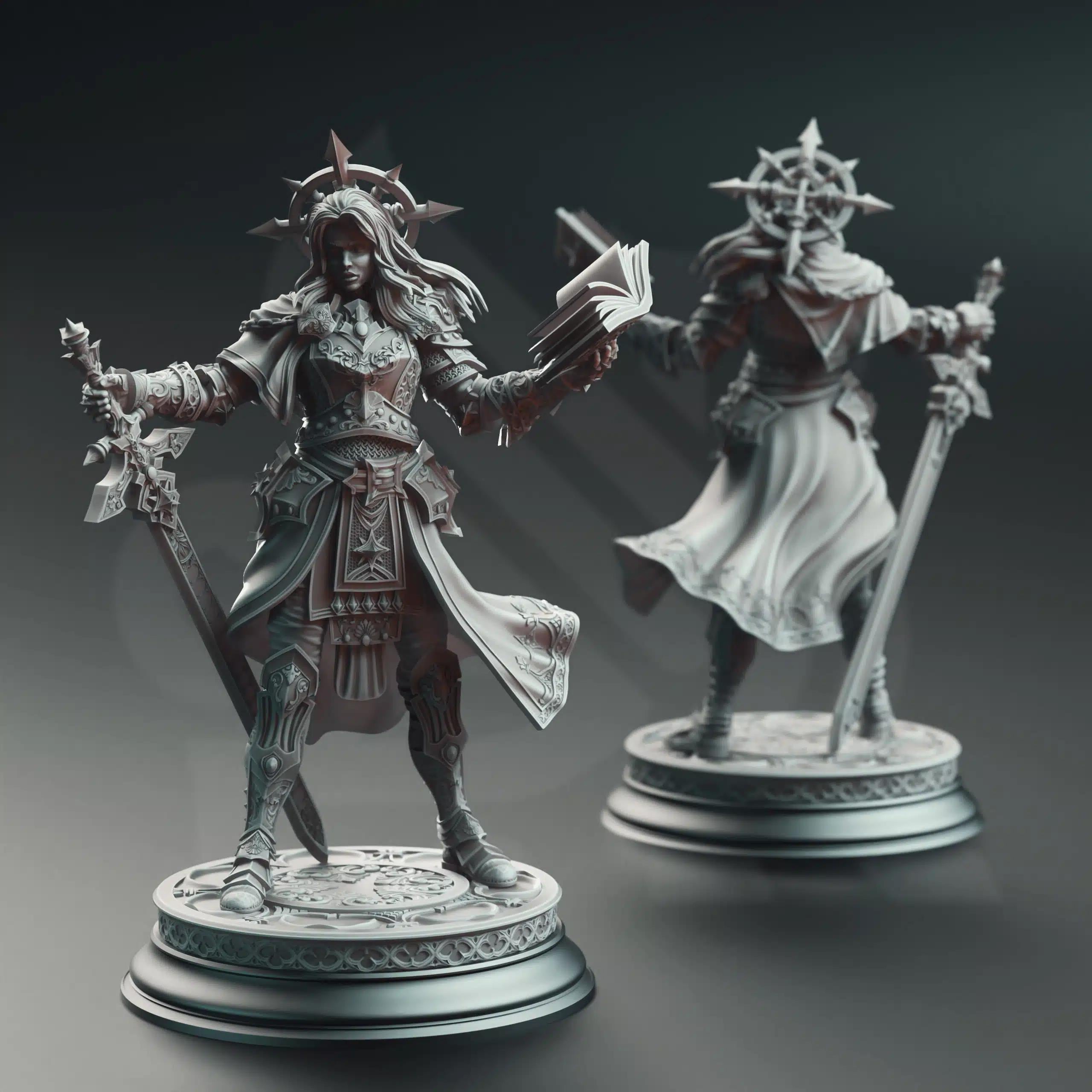 A Grim Siege April 2025 Release | Paintable 3D Resin Printed Miniature by DM Stash