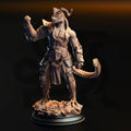 Vaakrin Steeljaw – Black Dragonkin Fighter | Paintable 3D Resin Printed Miniature by DM Stash