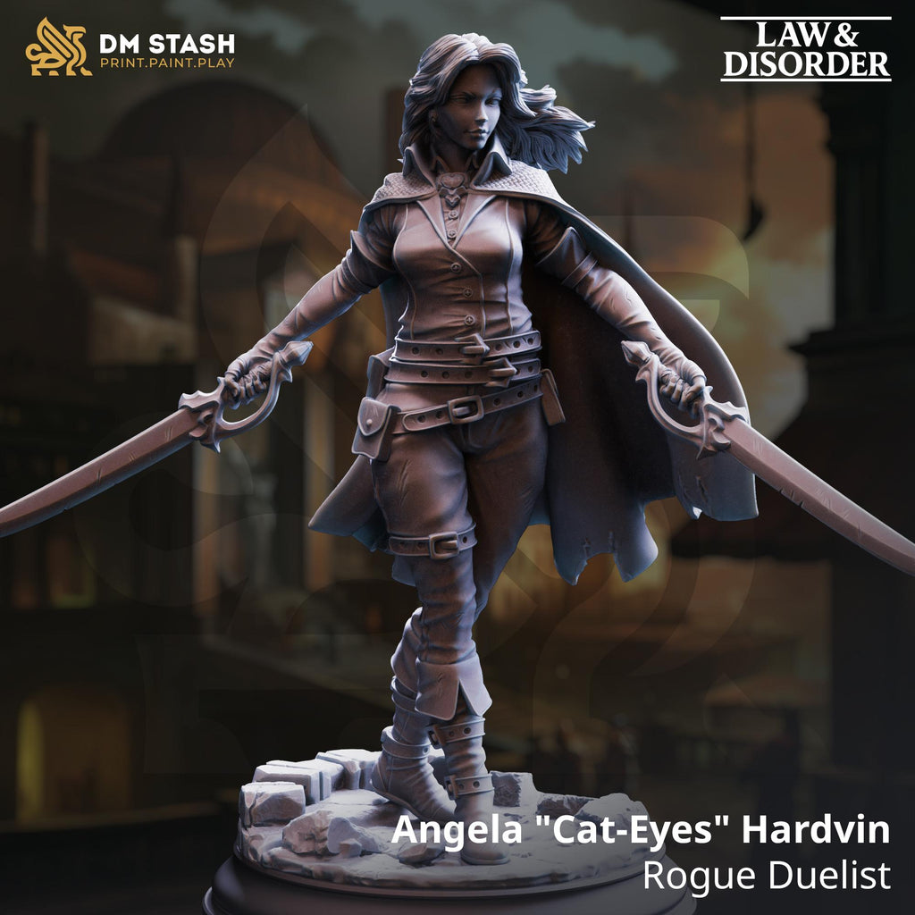 Law and Disorder December 2025 Release | Paintable 3D Resin Printed Miniature by DM Stash