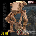 Mercenaries Strike Team "Omega" June 2025 Release | Paintable 3D Resin Printed Scifi Miniature by Unit9