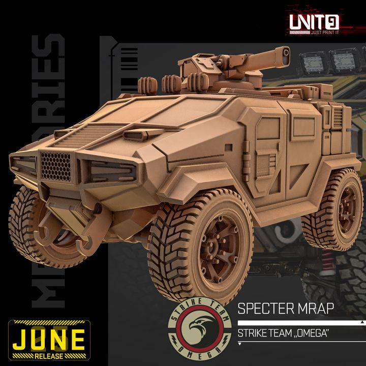 Mercenaries Strike Team "Omega" June 2025 Release | Paintable 3D Resin Printed Scifi Miniature by Unit9