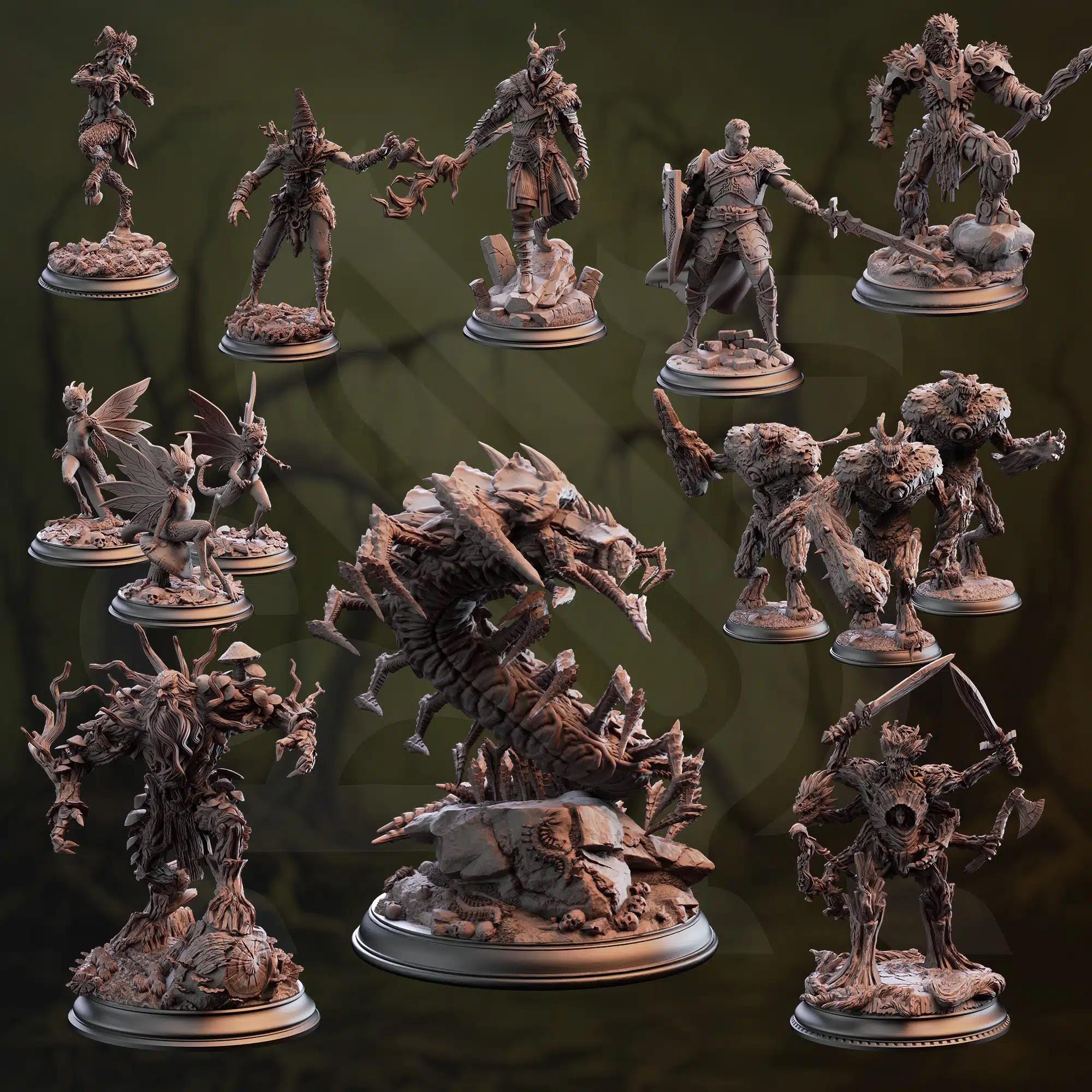 A New Leaf March 2024 Release | Paintable 3D Resin Printed Miniature by DM Stash