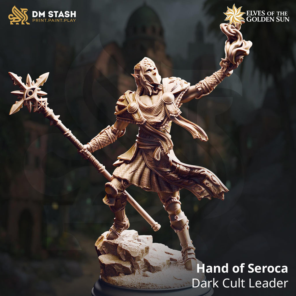 Elves of the Golden Sun February 2026 Release | Paintable 3D Resin Printed Miniature by DM Stash