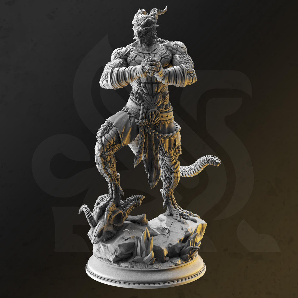 Korthart the Hateful Heart – Dark Dwarf Berserker | Paintable 3D Resin Printed Miniature by DM Stash