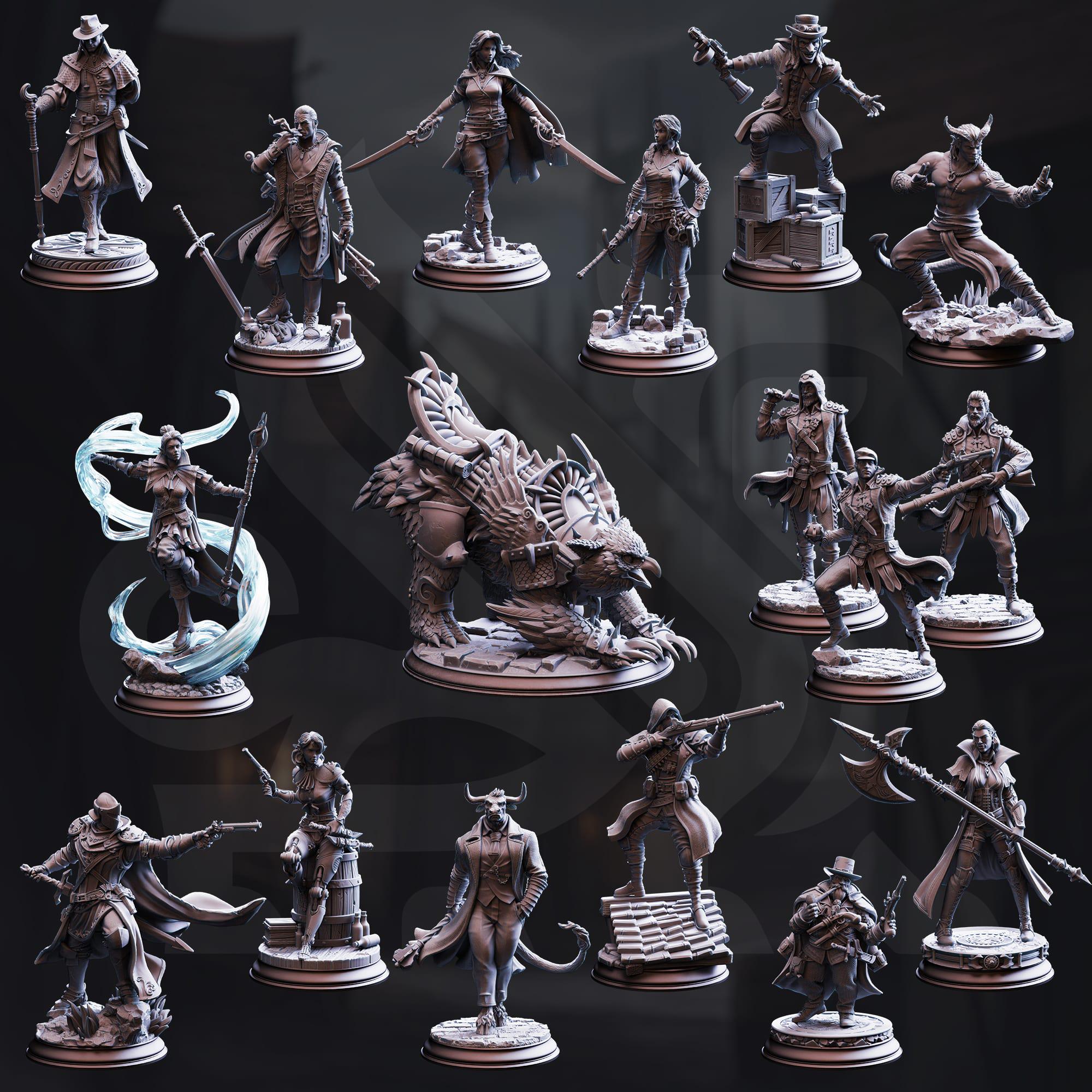 Law and Disorder December 2025 Release | Paintable 3D Resin Printed Miniature by DM Stash