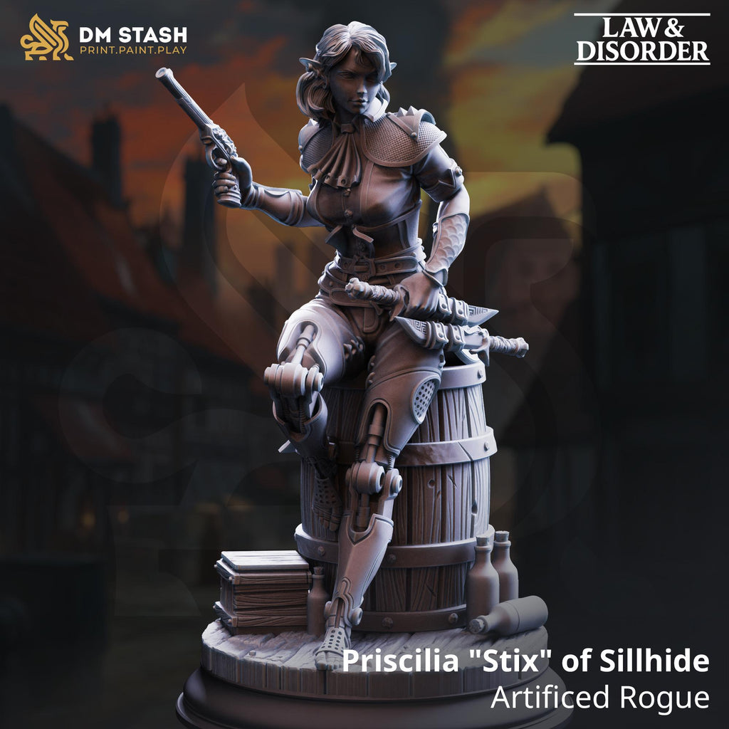 Law and Disorder December 2025 Release | Paintable 3D Resin Printed Miniature by DM Stash