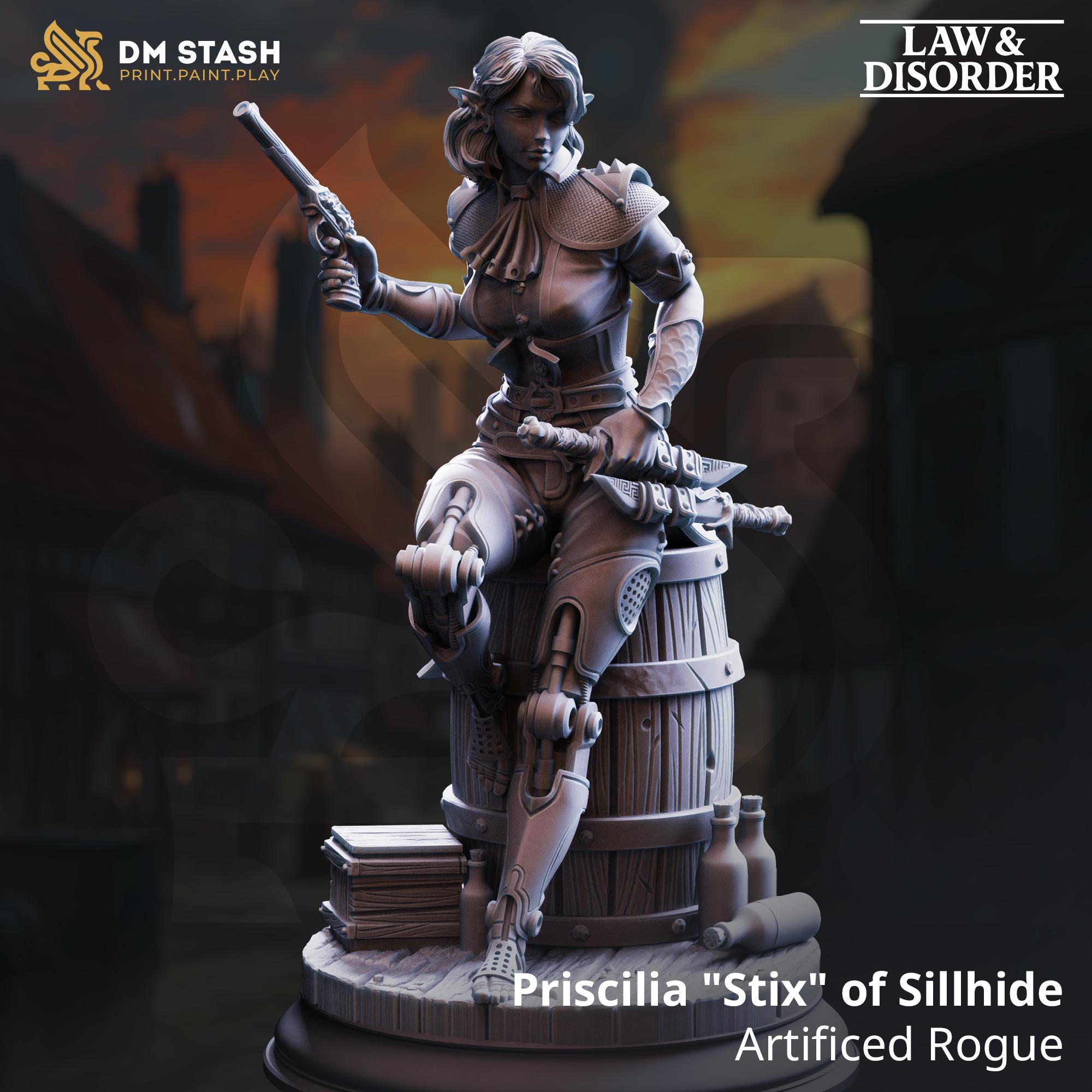 Law and Disorder December 2025 Release | Paintable 3D Resin Printed Miniature by DM Stash