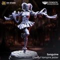 Sanguine & Melancholy – Vampire Jester Lovers | Paintable 3D Resin Printed Miniature by DM Stash