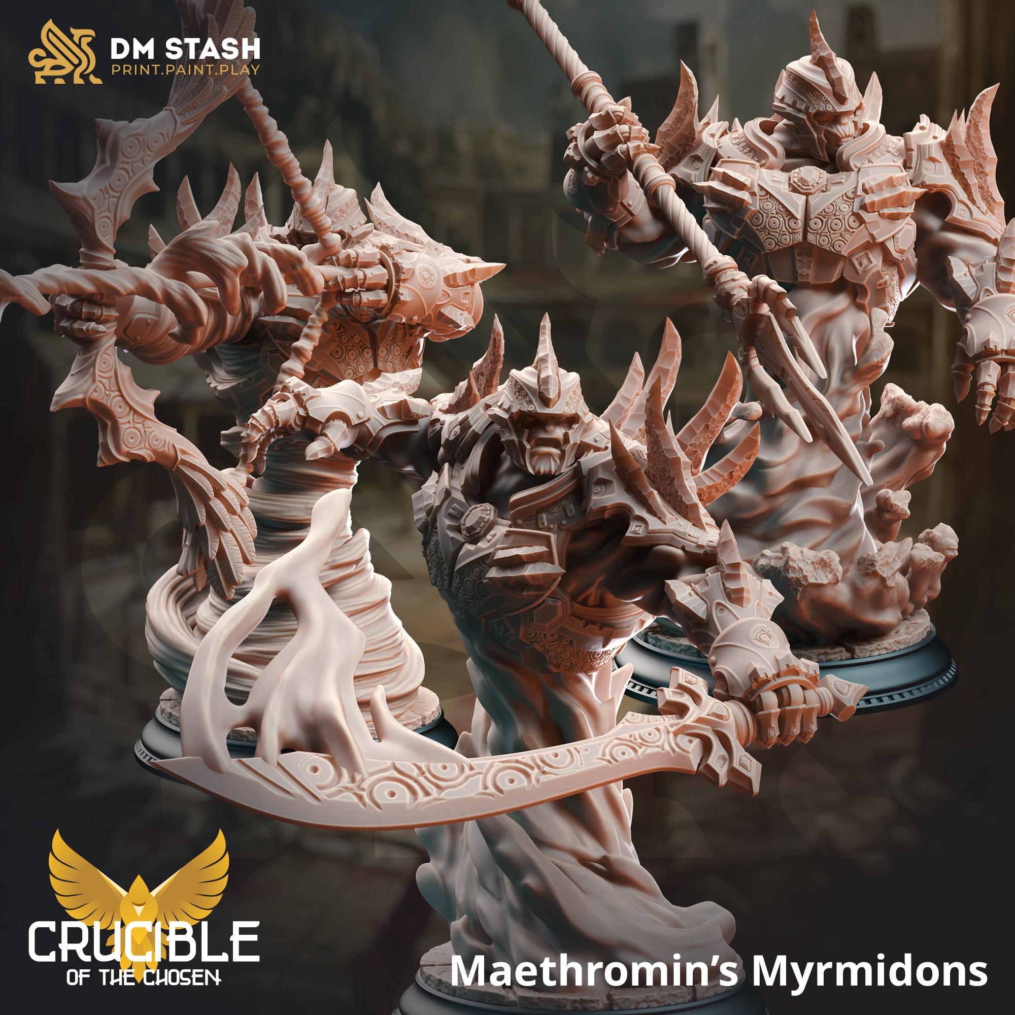 Crucible of the Chosen April 2024 Release | Paintable 3D Resin Printed Miniature by DM Stash