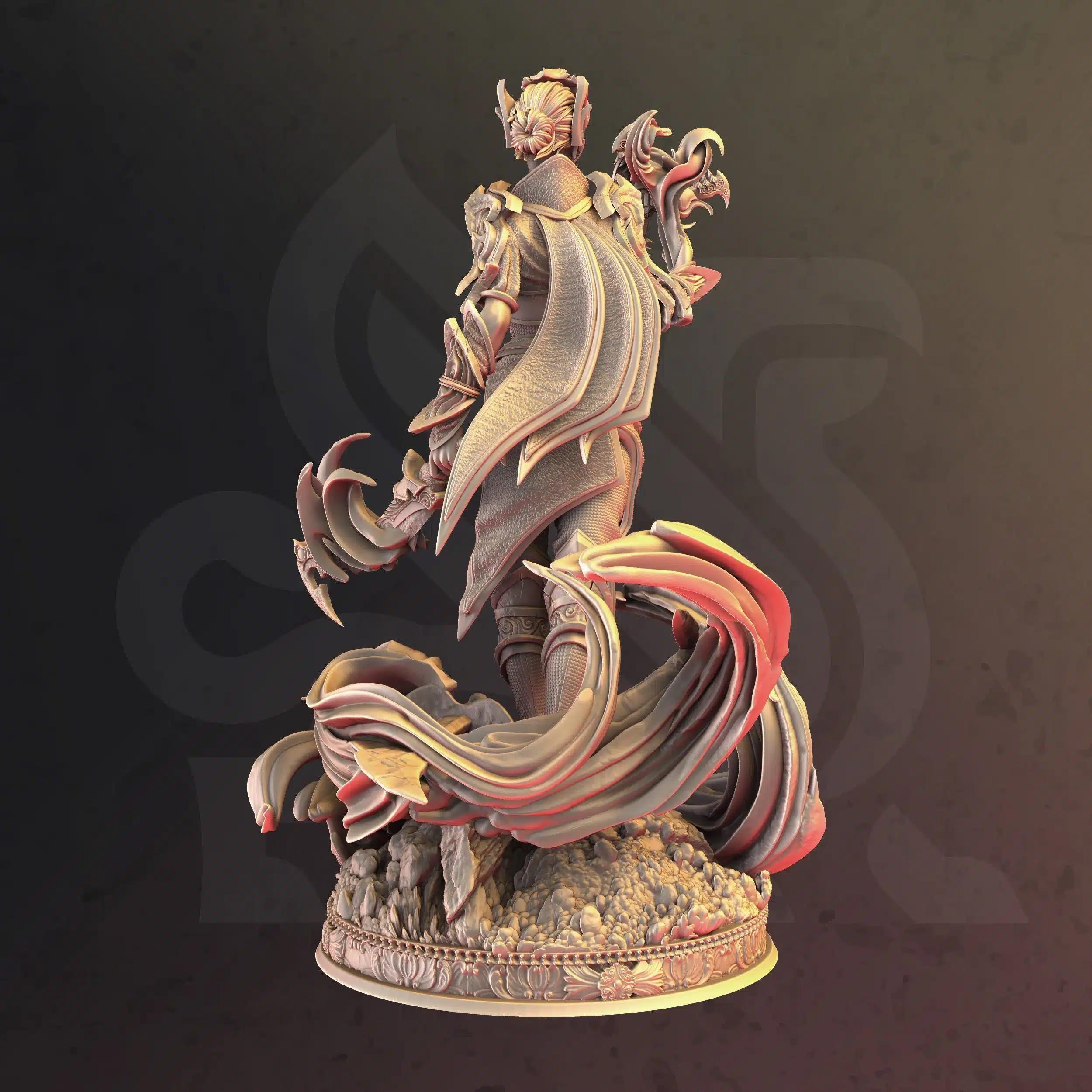 Rylena – Spellsword | Paintable 3D Resin Printed Miniature by DM Stash
