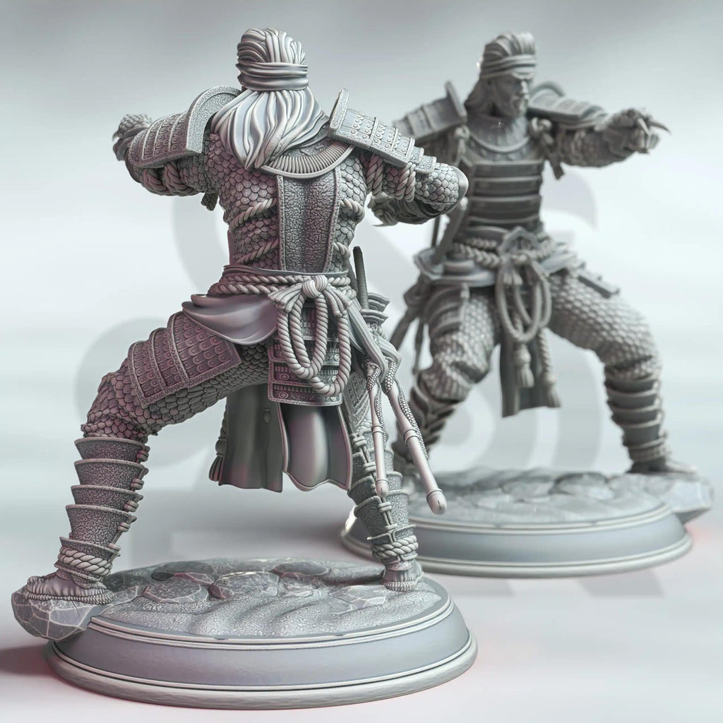 Kazuhira Orochi – Peaceful Serpent | Paintable 3D Resin Printed Miniature by DM Stash